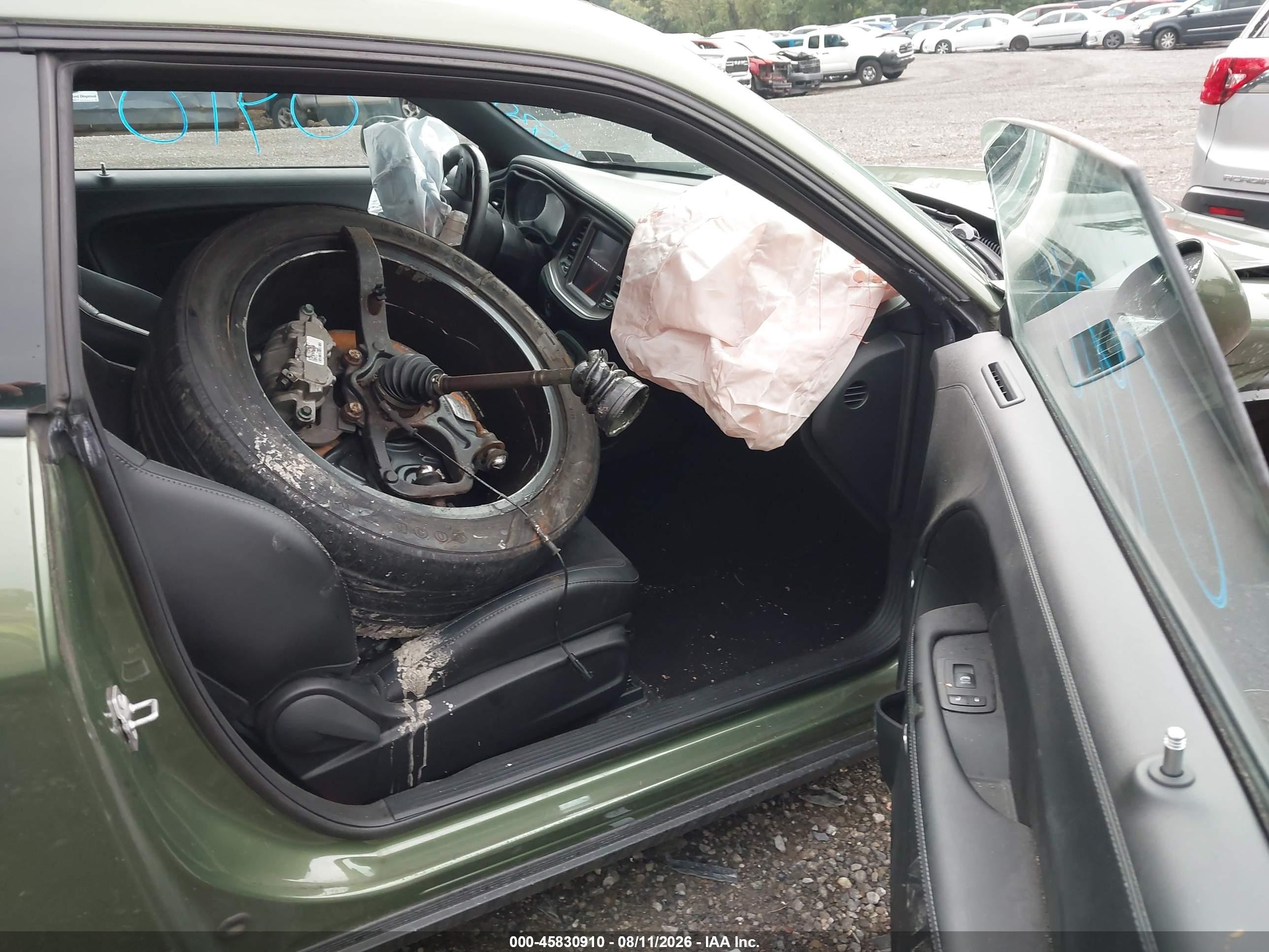 2021 Dodge Challenger VIN 2C3CDZKG3MH560892 IAAI salvage auction — Front End, Salvage (Pennsylvania), sold $3,650 on 2026-09-11 (photo 5)