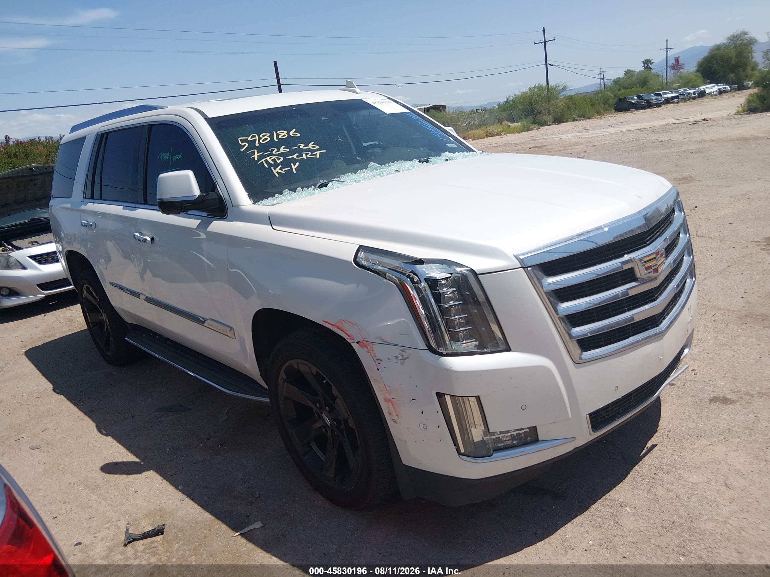 2017 Cadillac Escalade VIN 1GYS4BKJ9HR195645 — IAAI salvage auction photo