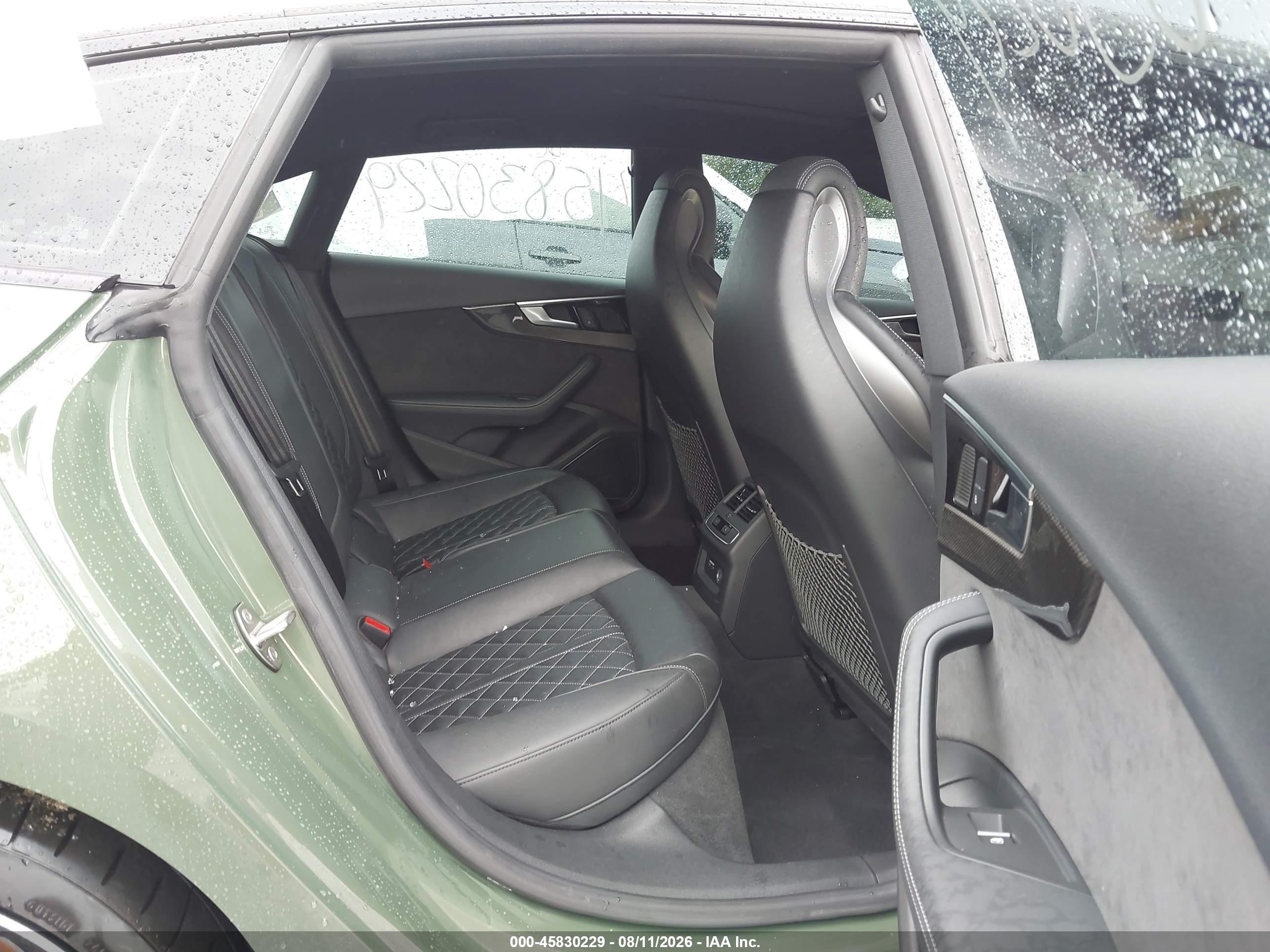 2020 Audi S5 VIN WAUC4CF51LA016743 IAAI salvage auction — Storm Damage, Salvage (Indiana), sold $14,000 on 2026-09-26 (photo 8)