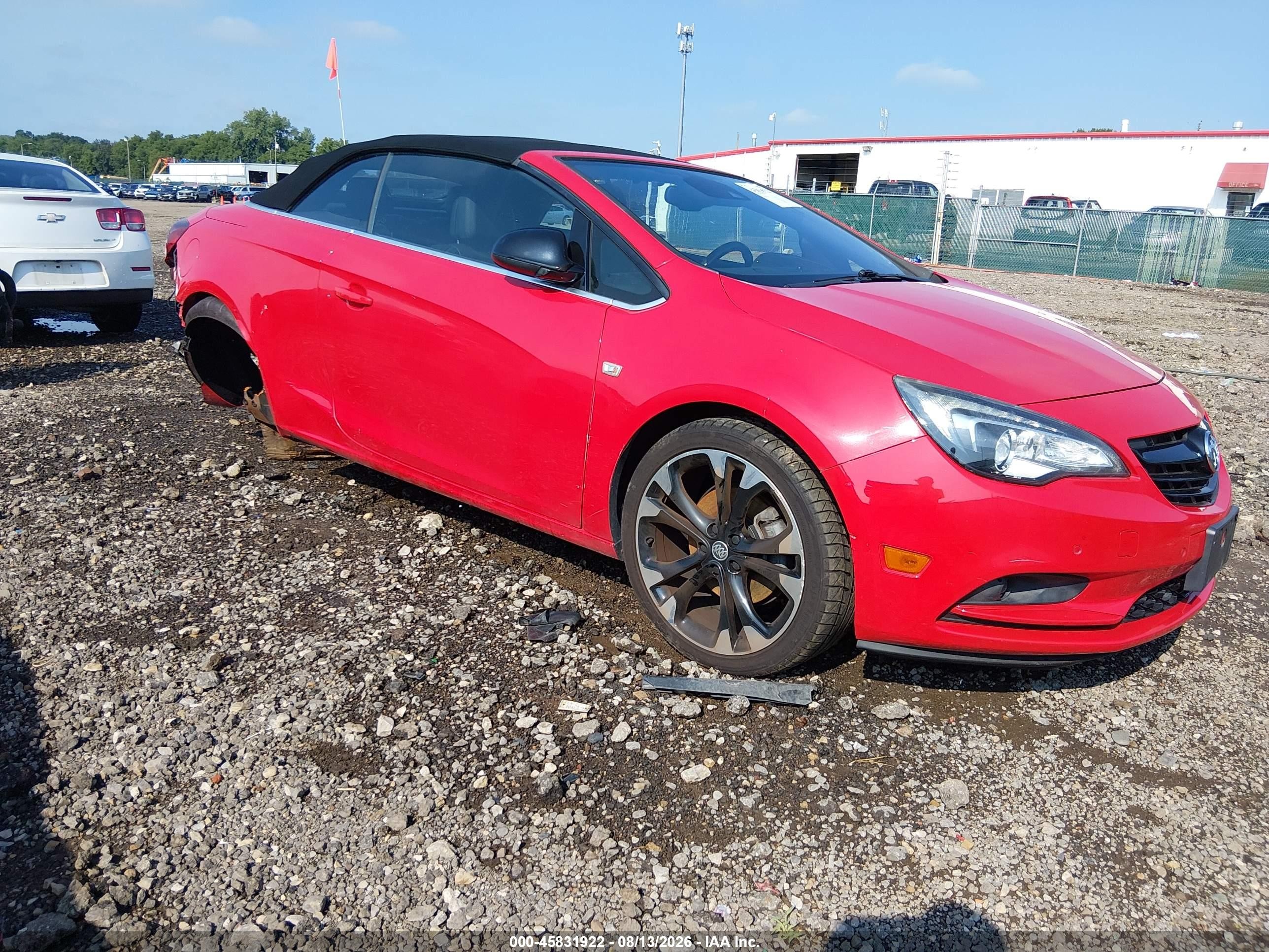 2018 Buick Cascada VIN W04WJ3N58JG067137 IAAI salvage auction — Rear End, Salvage (Ohio), sold $3,550 on 2026-10-08 (photo 1)
