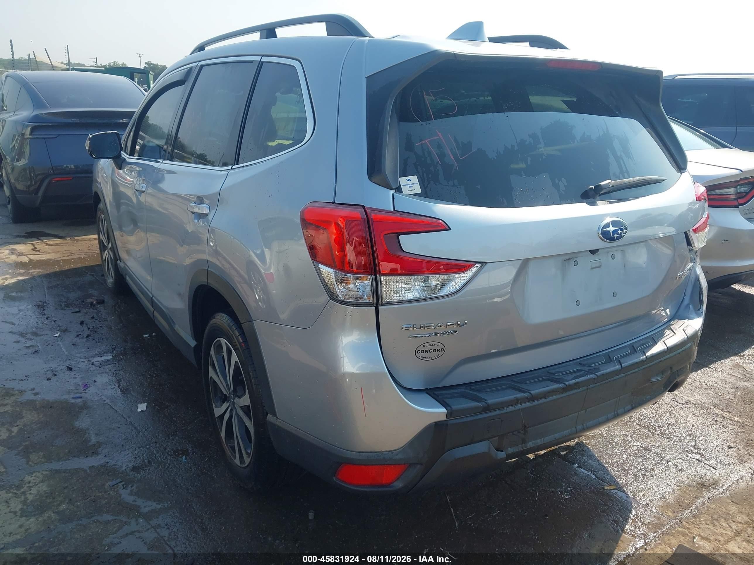 2020 Subaru Forester VIN JF2SKASC2LH426263 IAAI salvage auction — Rear End, Salvage (North Carolina), sold $4,675 on 2026-09-14 (photo 3)
