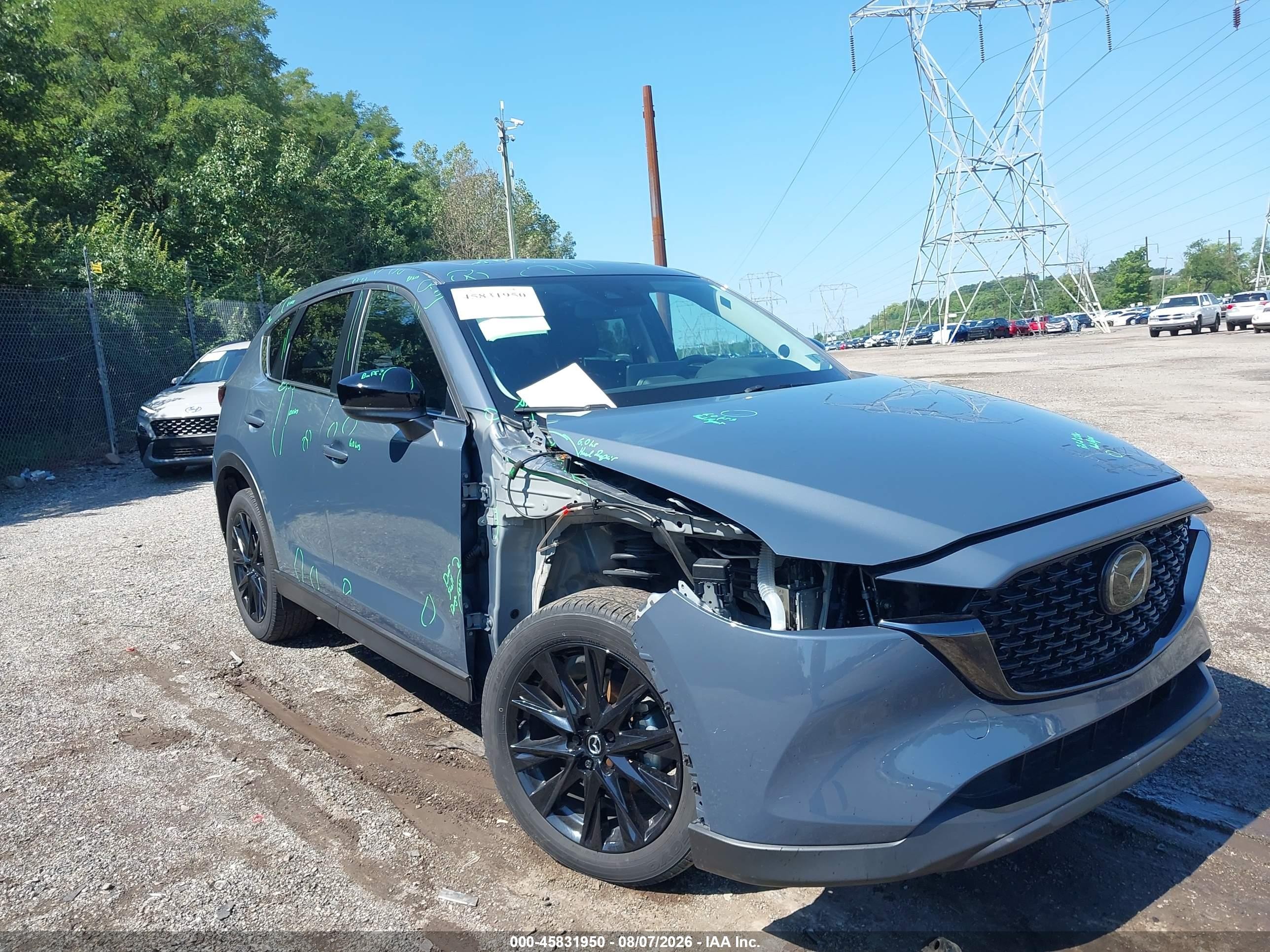2024 Mazda CX-5 VIN JM3KFBCL7R0475755 — IAAI salvage auction photo
