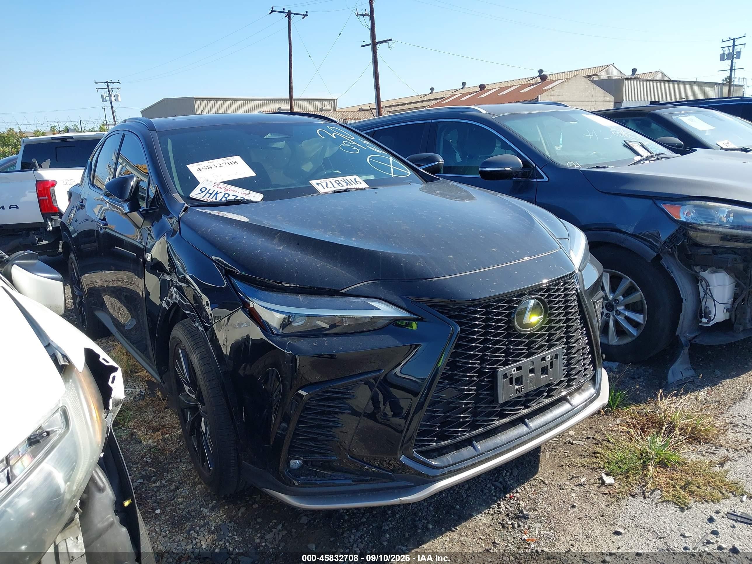 2024 Lexus NX 350 VIN 2T2KGCEZ8RC036563 — IAAI salvage auction photo