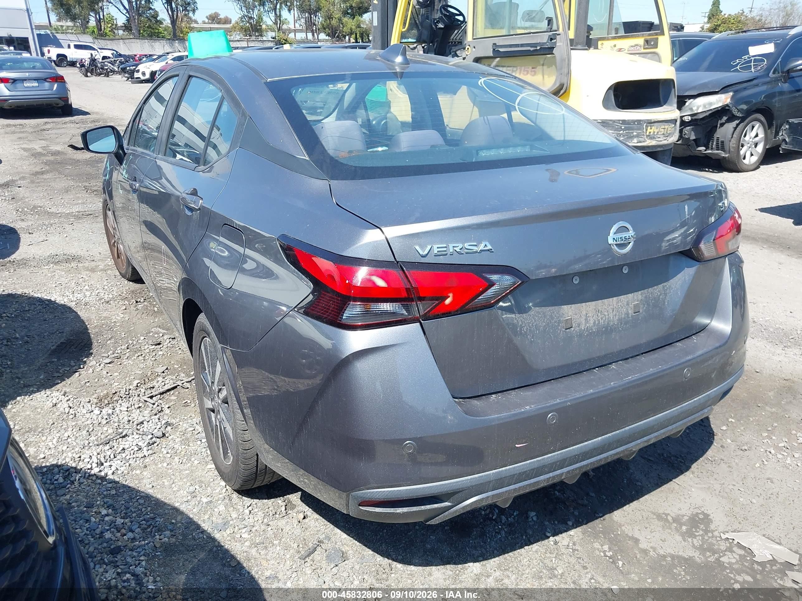 2022 Nissan Versa VIN 3N1CN8EV2NL839548 IAAI salvage auction — Front End, Salvage Certificate (California), sold $3,050 on 2026-09-12 (photo 3)