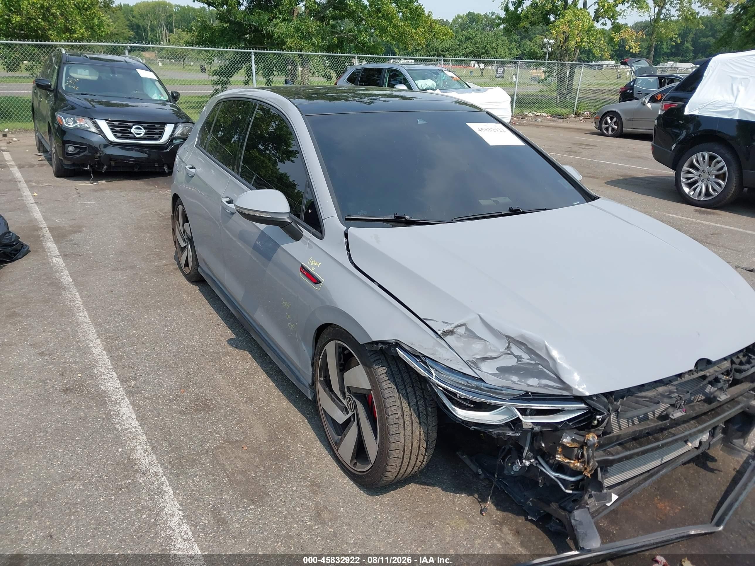 2022 Volkswagen Golf VIN WVW387CDXNW218559 — IAAI salvage auction photo