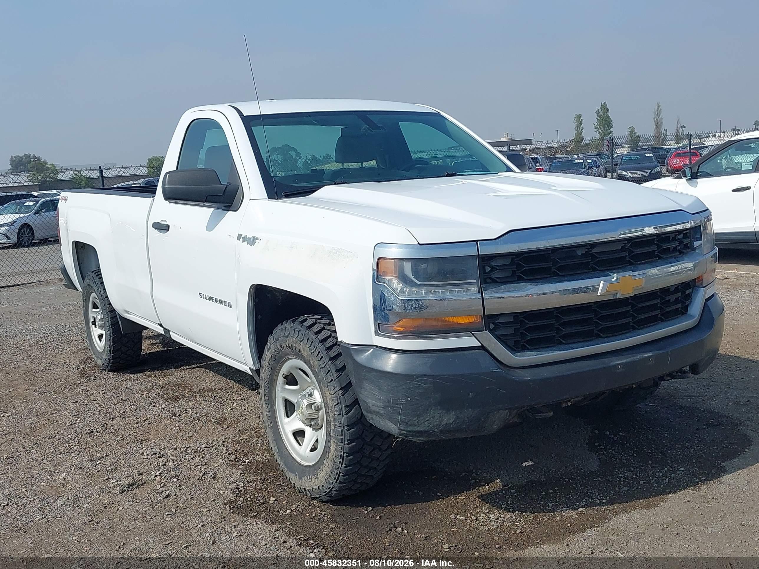 2016 Chevrolet Silverado 1500 VIN 1GCNKNEH9GZ317339 — IAAI salvage auction photo