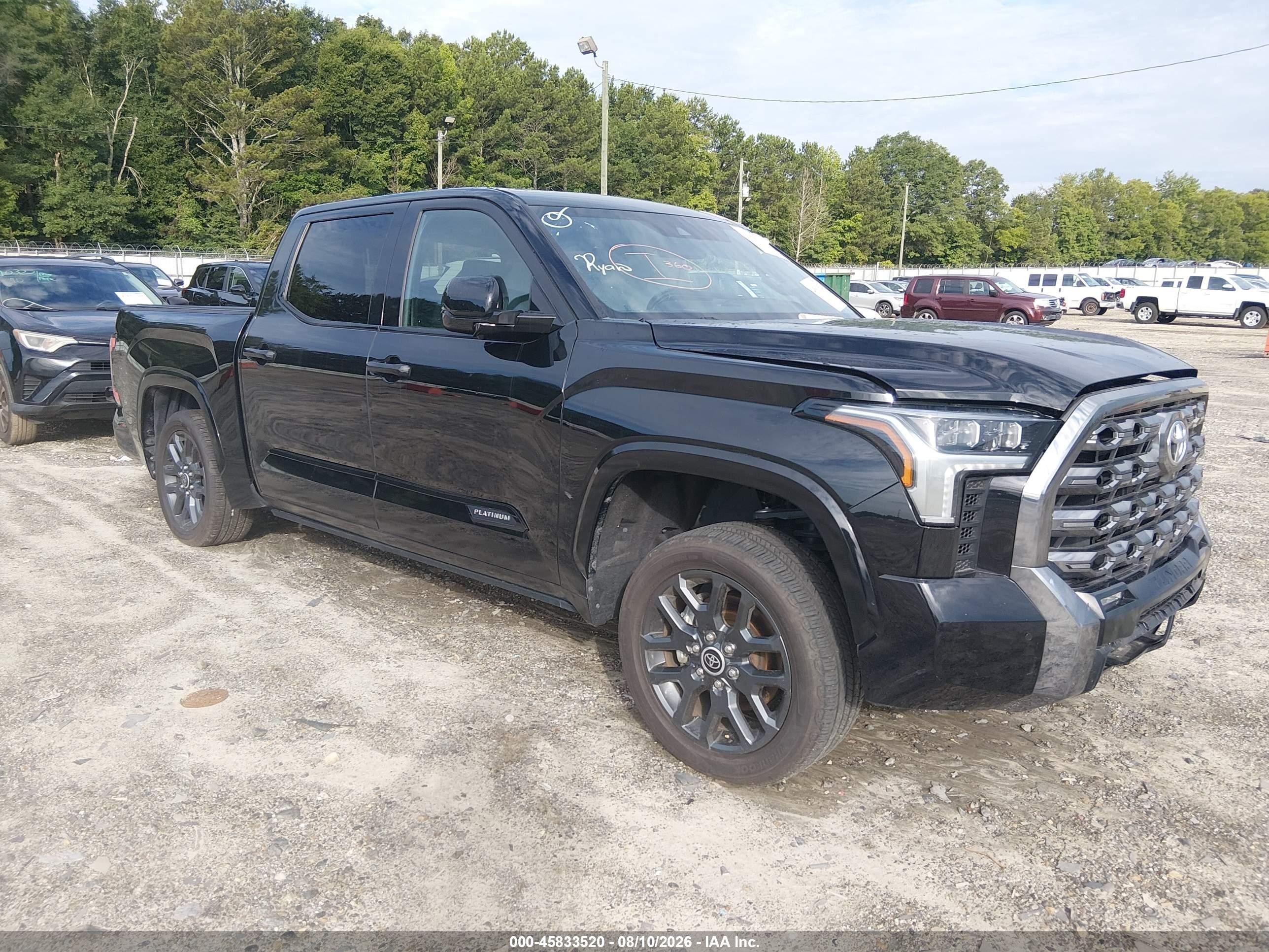 2023 Toyota Tundra VIN 5TFNA5DB9PX128959 — IAAI salvage auction photo