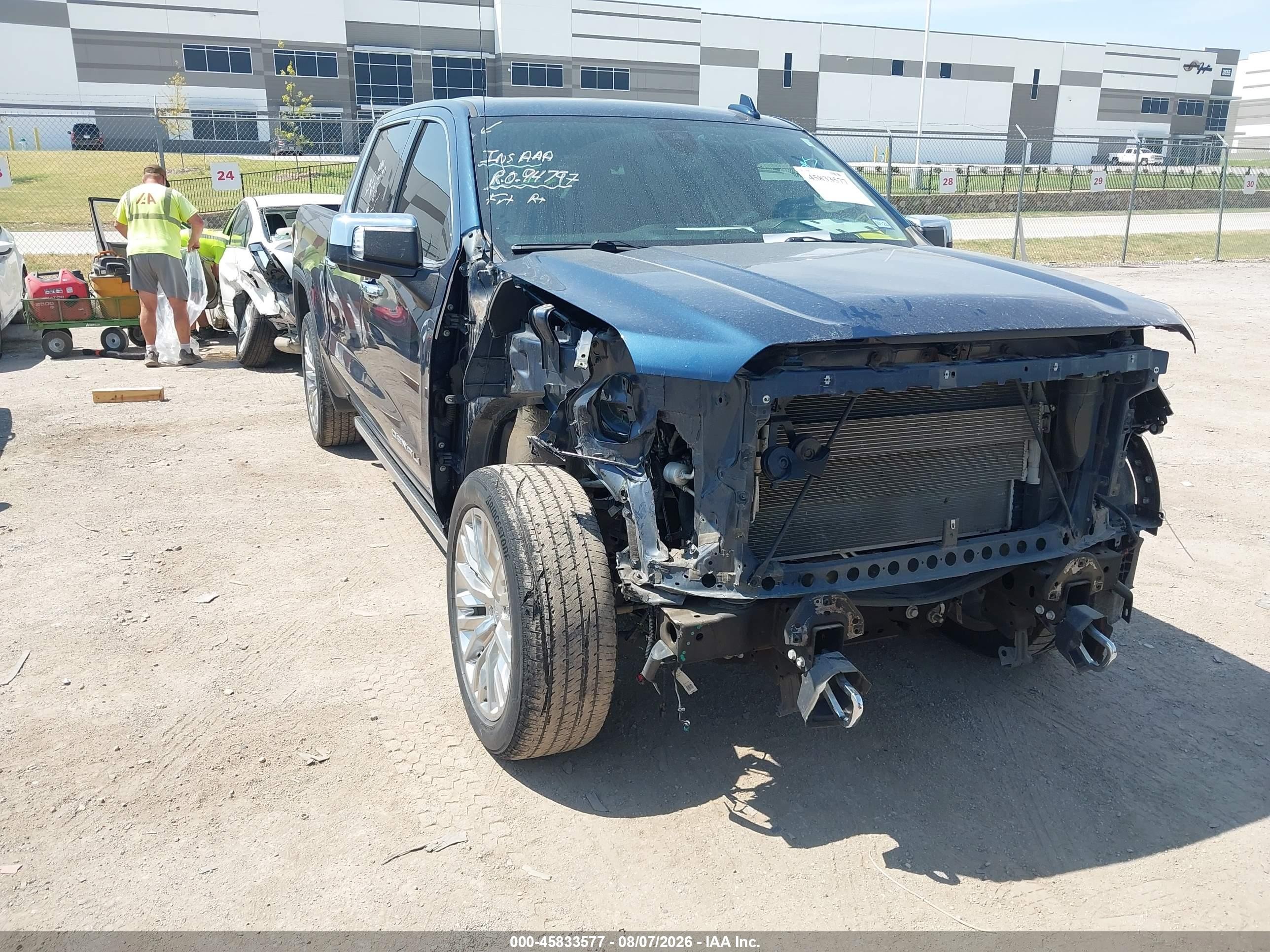 2019 GMC Sierra 1500 VIN 1GTU9FEL1KZ126153 — IAAI salvage auction photo