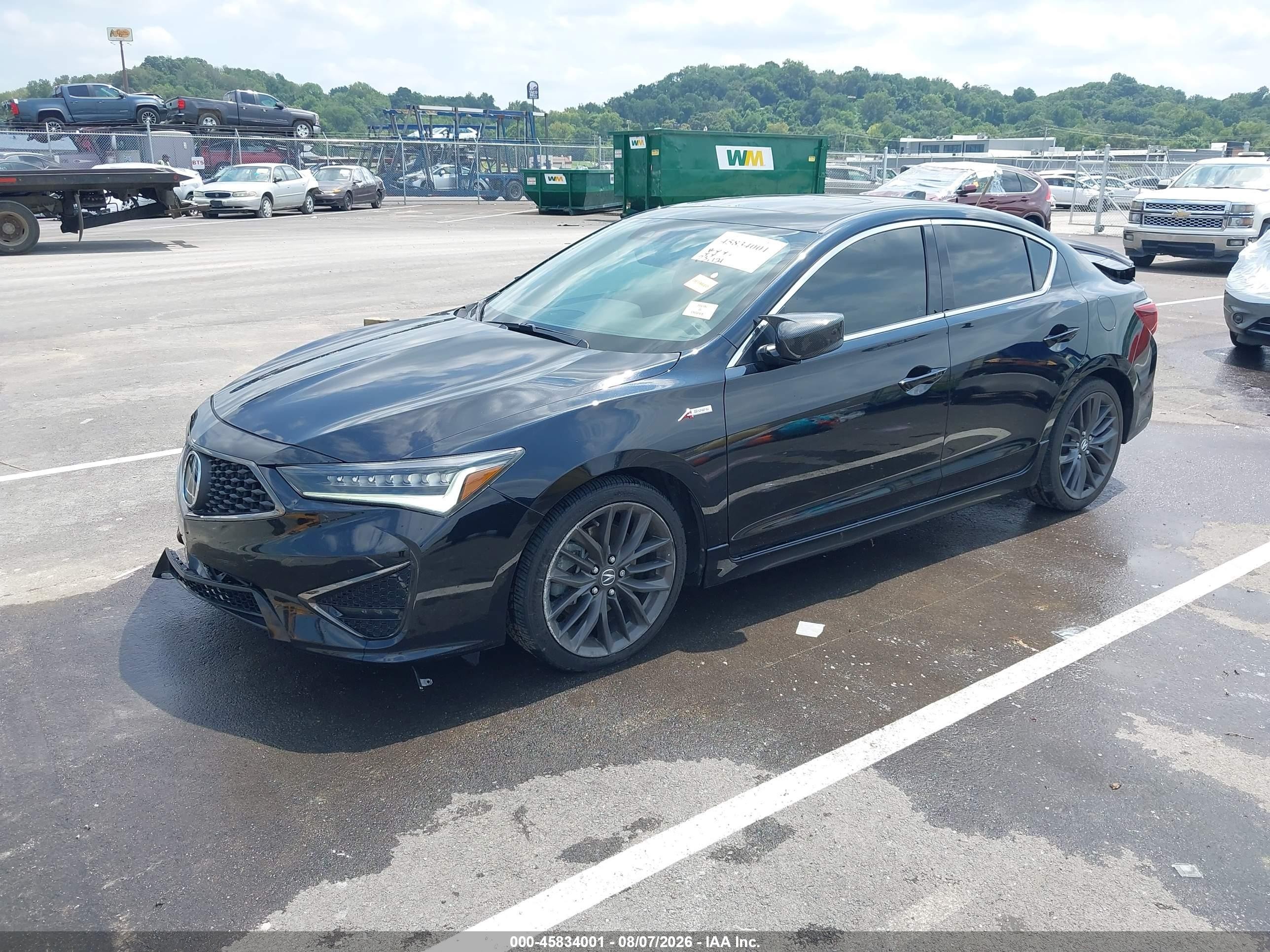 2021 Acura Ilx VIN 19UDE2F88MA008005 IAAI salvage auction — Unknown, Salvage (Missouri), sold $6,125 on 2026-09-29 (photo 2)