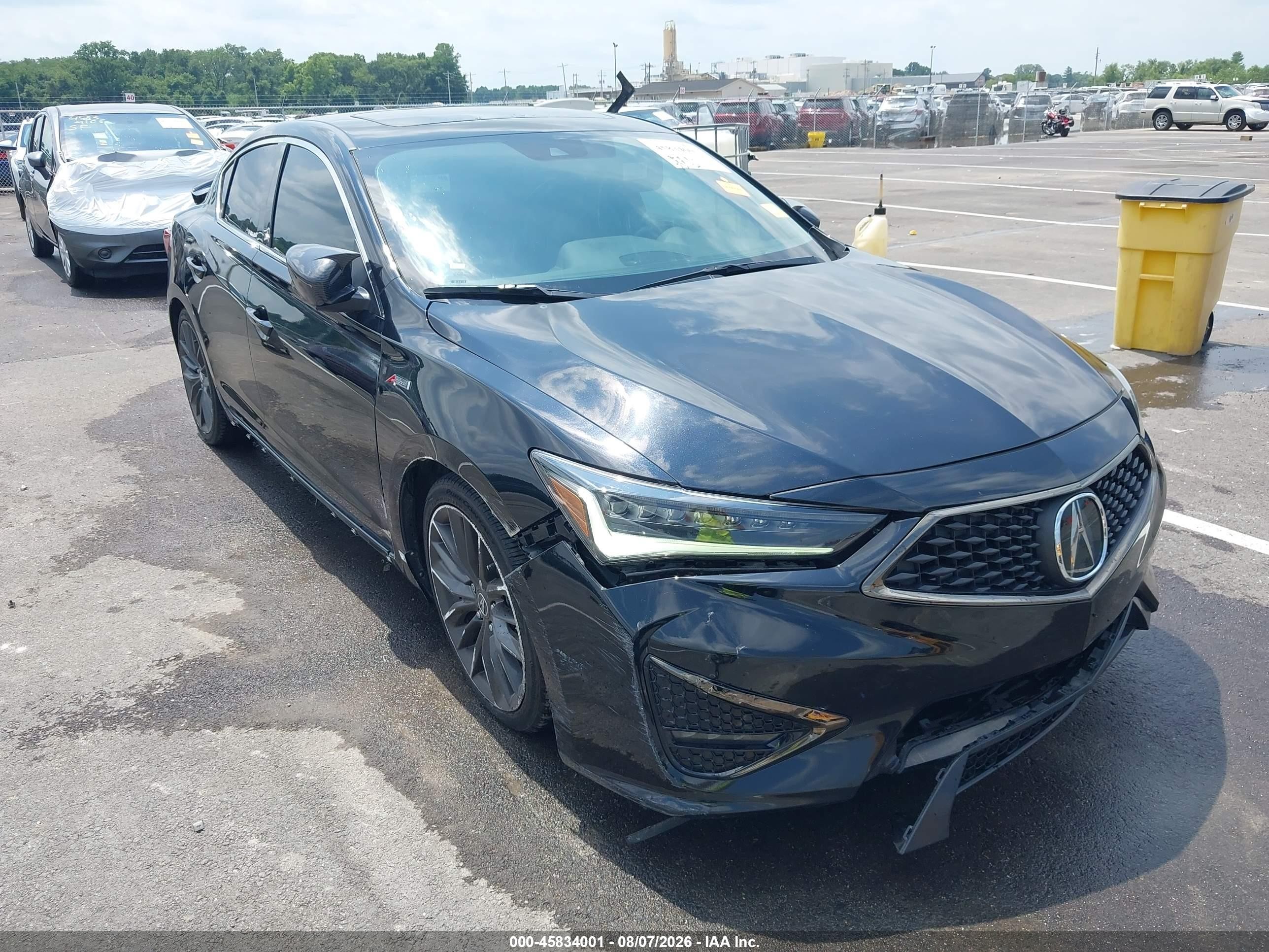 2021 Acura Ilx VIN 19UDE2F88MA008005 IAAI salvage auction — Unknown, Salvage (Missouri), sold $6,125 on 2026-09-29 (photo 6)