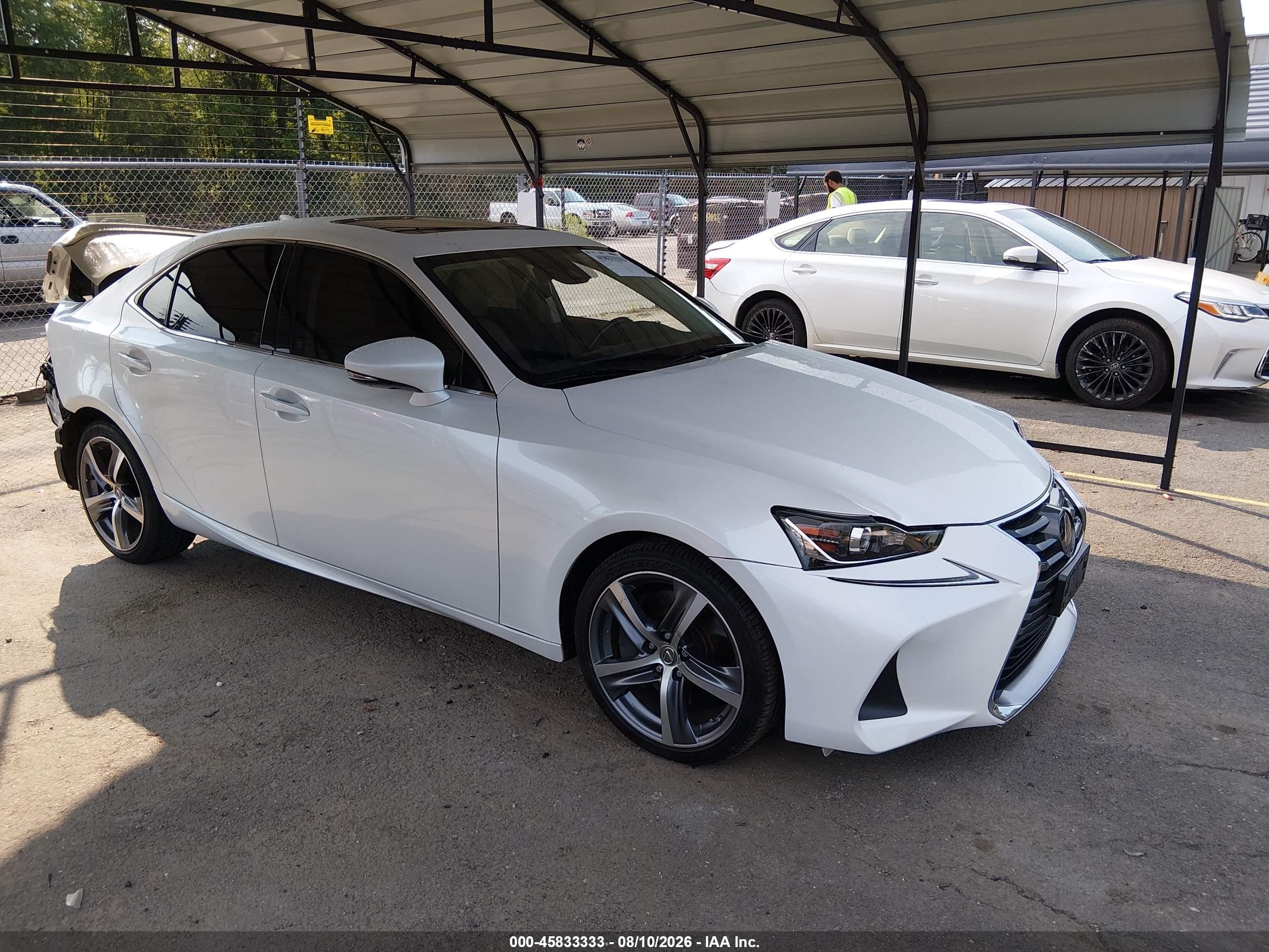 2018 Lexus Is VIN JTHC81D23J5028689 IAAI salvage auction — Rear End, Salvage (Connecticut), sold $6,600 on 2026-09-03 (photo 1)