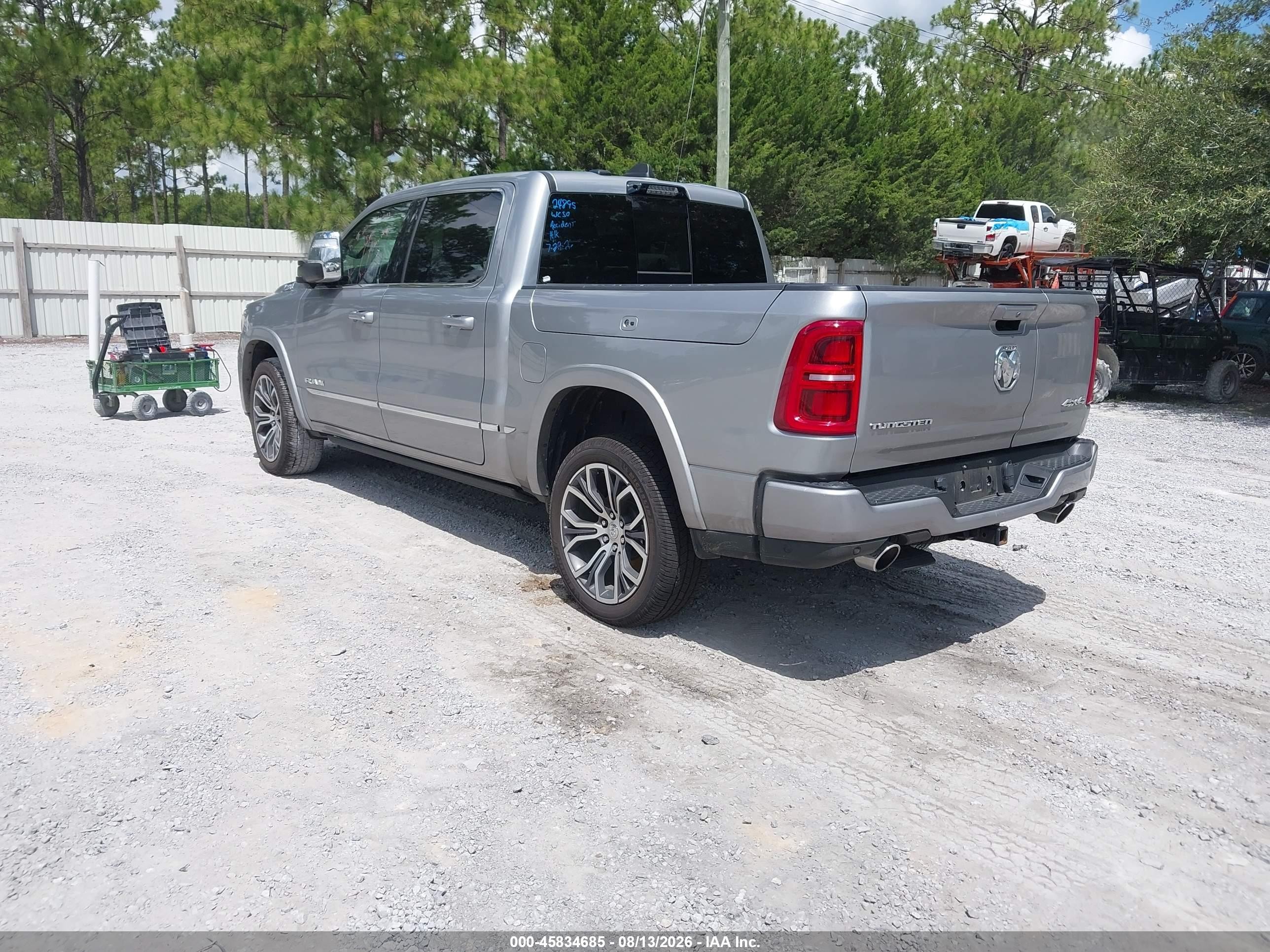 2025 Ram 1500 VIN 1C6SRFKP6SN702879 IAAI salvage auction — Unknown, Rebuildable (Florida), sold $35,250 on 2026-08-20 (photo 3)