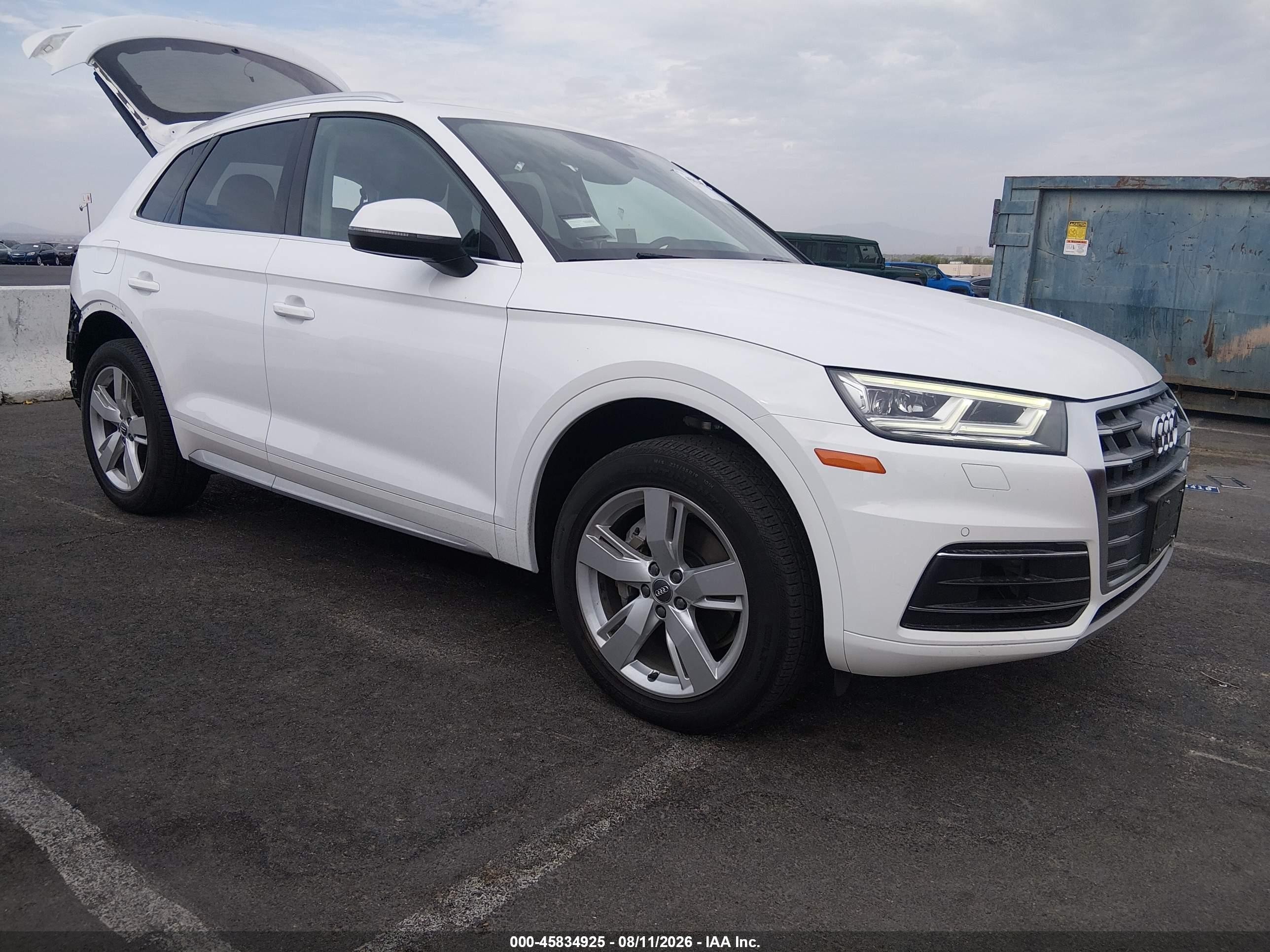 2019 Audi Q5 VIN WA1BNAFY6K2112171 — IAAI salvage auction photo