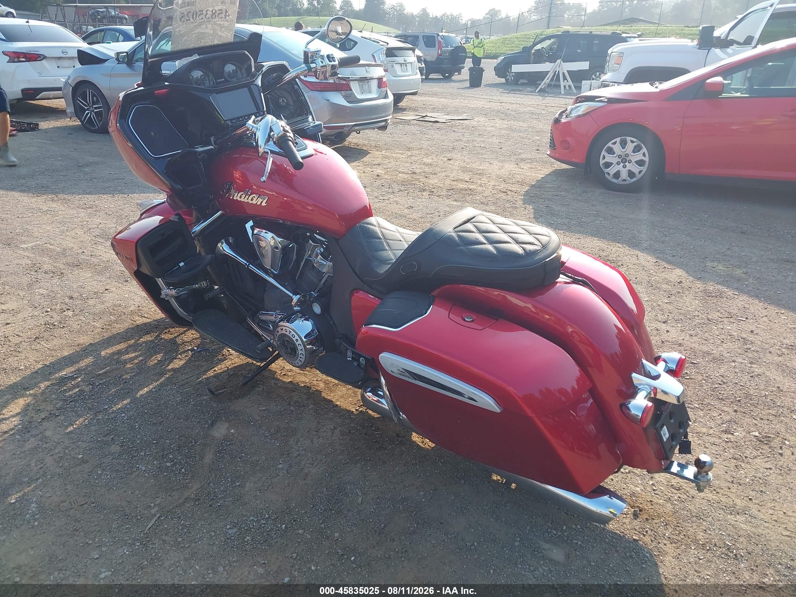 2024 Indian Motorcycle Co. Pursuit VIN 56KLDHRR5R3426807 IAAI salvage auction — Side, Salvage (North Carolina), sold $9,750 on 2026-09-29 (photo 3)