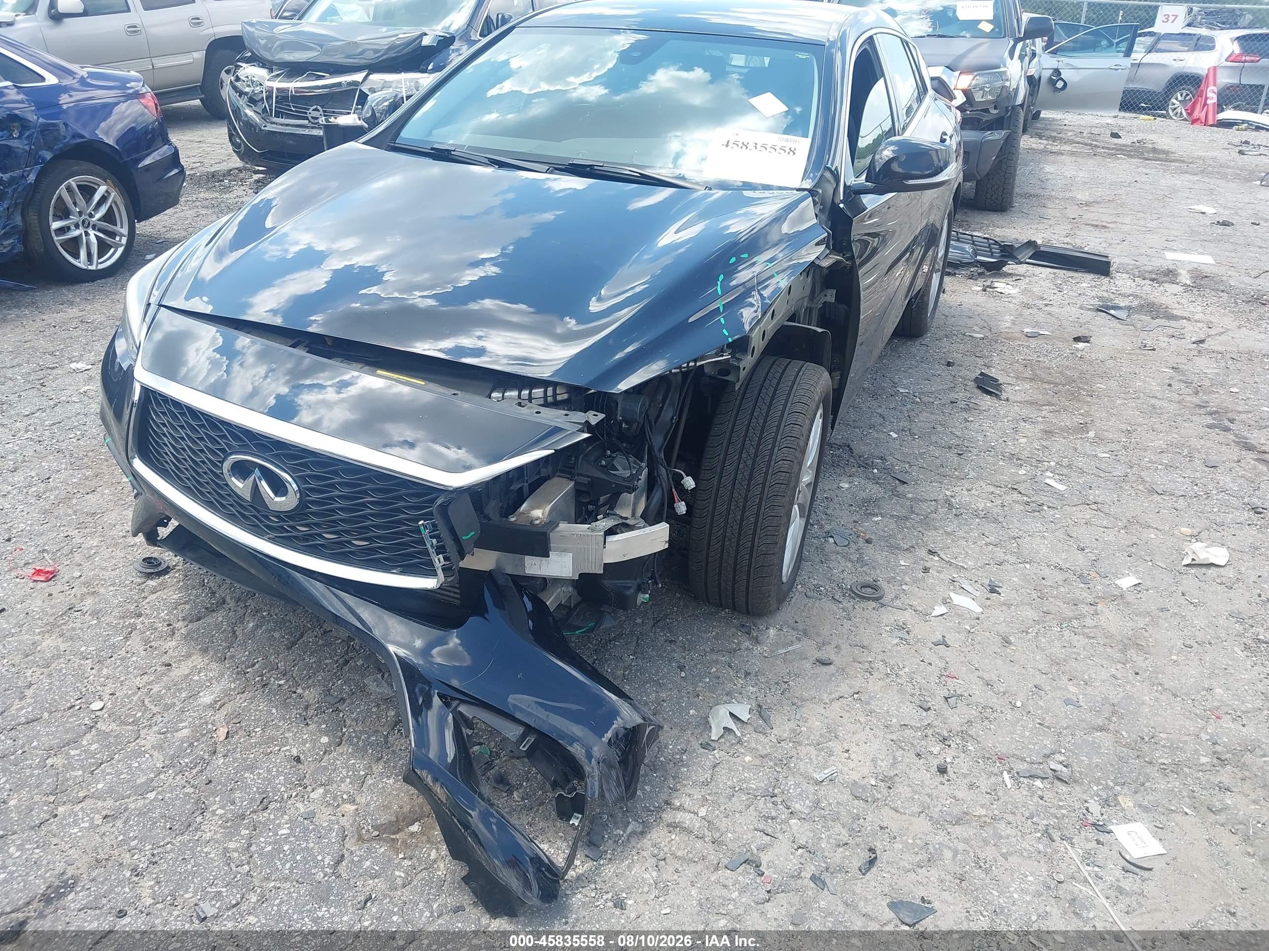 2018 Infiniti Qx30 VIN SJKCH5CP6JA054374 IAAI salvage auction — Front End, Salvage (Georgia), sold $1,250 on 2026-09-09 (photo 6)