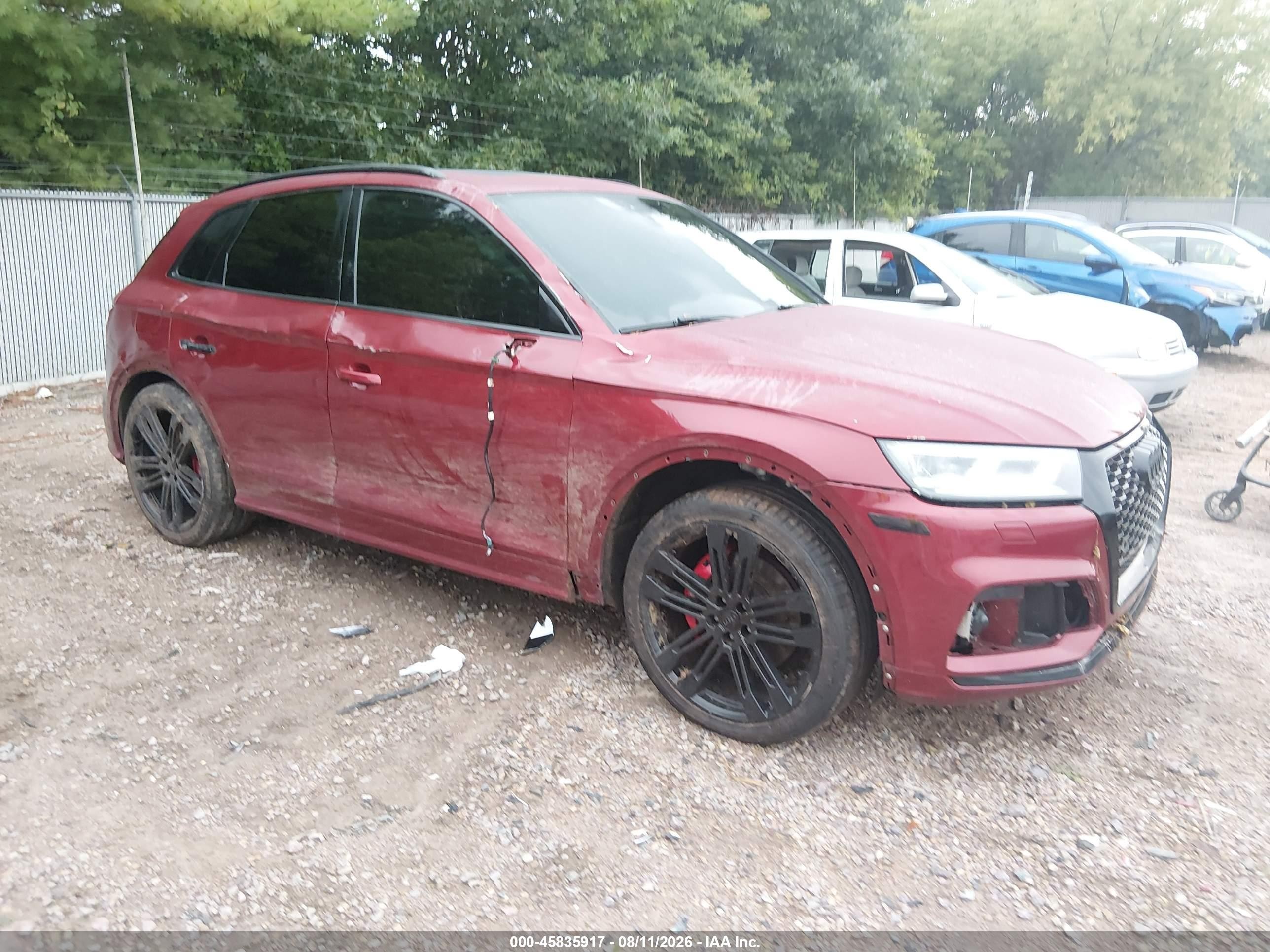 2018 Audi SQ5 VIN WA1C4AFY2J2173880 — IAAI salvage auction photo