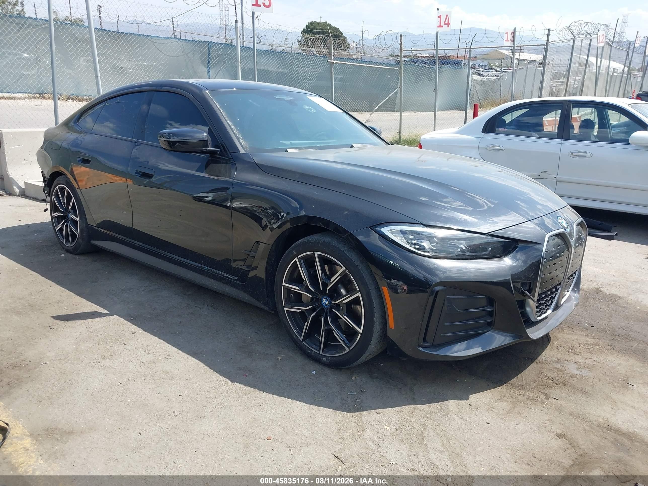 2024 BMW i4 VIN WBY73AW03RFR63308 — IAAI salvage auction photo