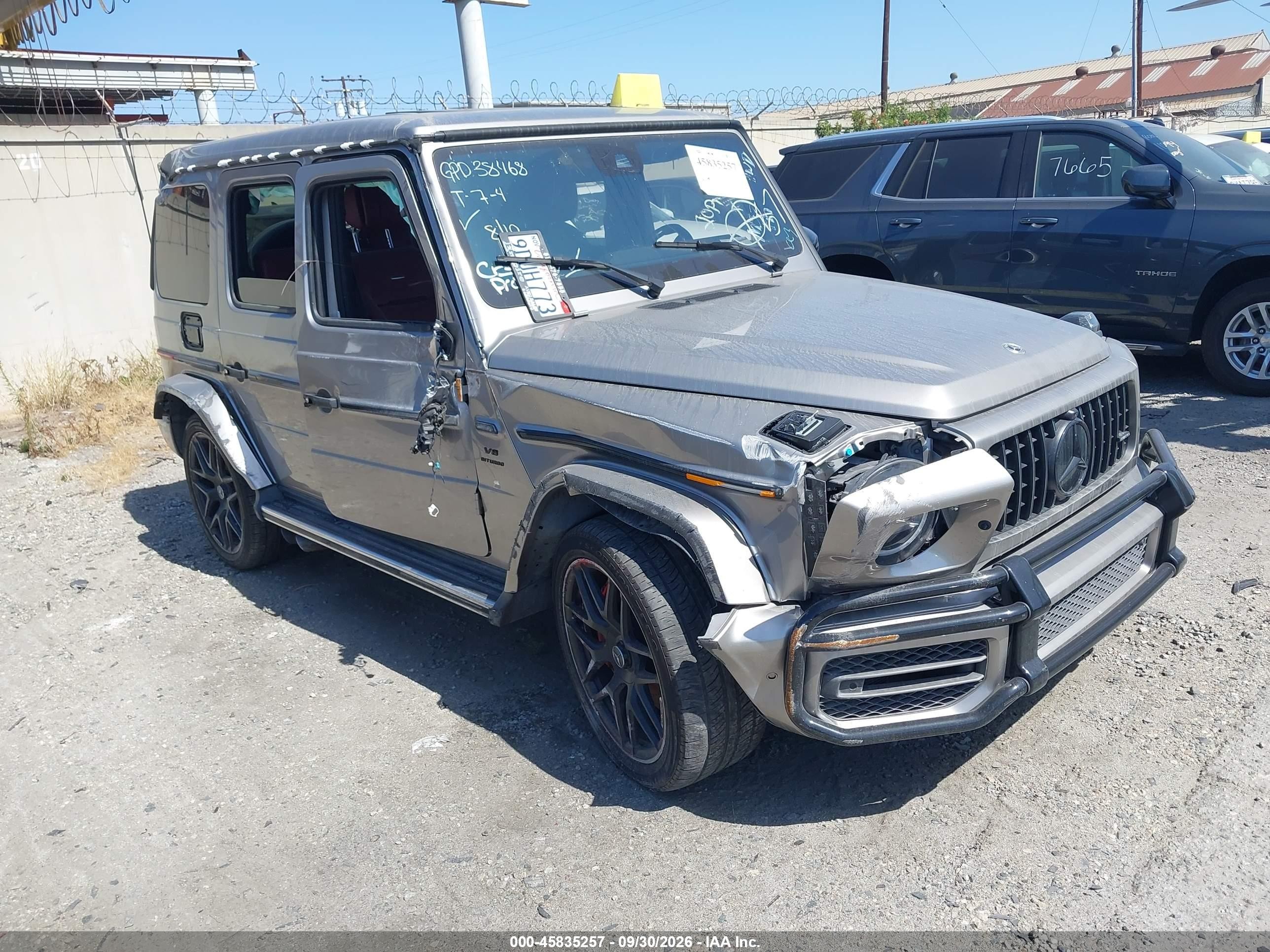 2022 Mercedes-Benz G-Class VIN W1NYC7HJ7NX451093 — IAAI salvage auction photo