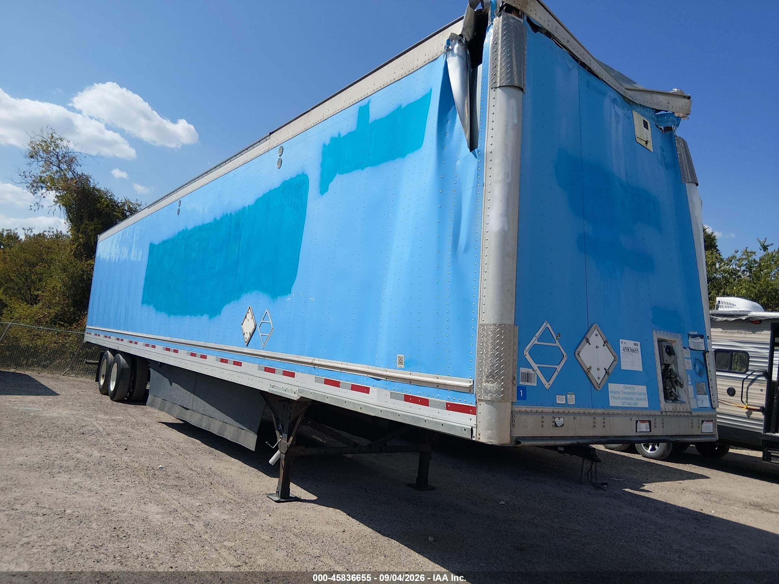2020 Great Dane Trailers Great Dane Trailers VIN 1GR1A0626LK180433 IAAI salvage auction — Normal Wear, Clear (Indiana), sold $25 on 2026-10-05 (photo 1)
