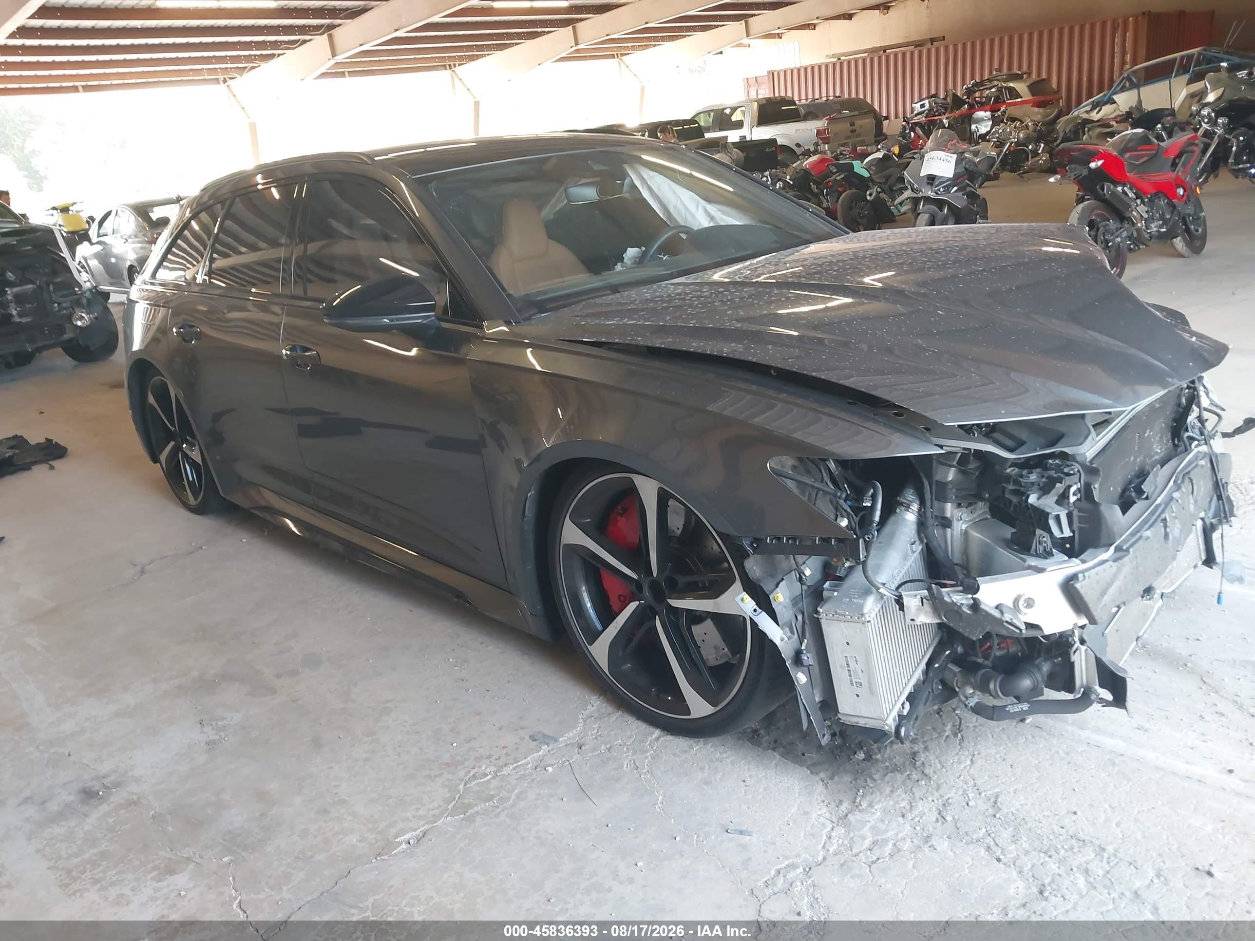 2021 Audi RS6 Avant VIN WUA1CBF20MN905530 — IAAI salvage auction photo