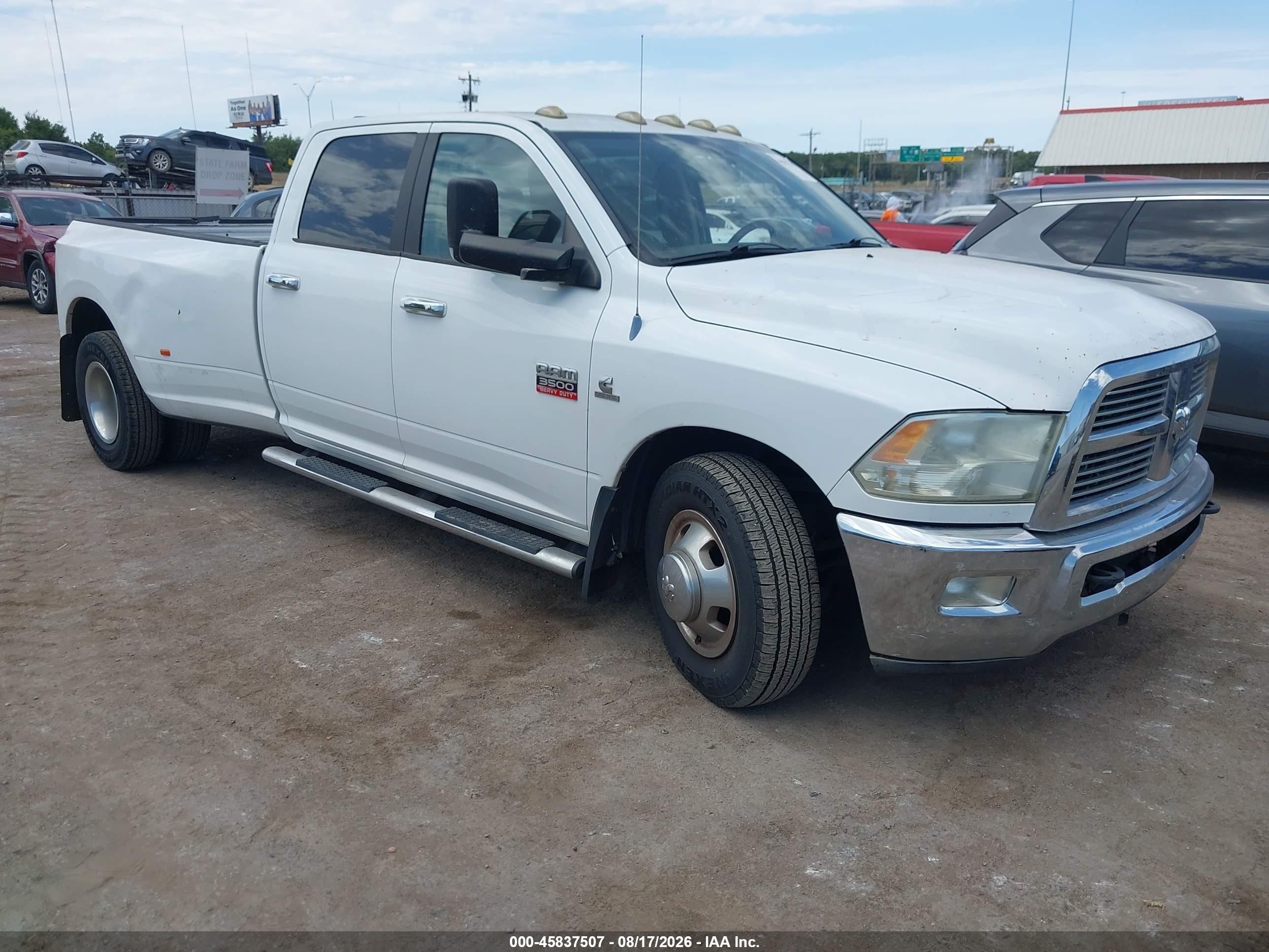 2010 Dodge Ram 3500 VIN 3D73M4CL0AG140728 — IAAI salvage auction photo