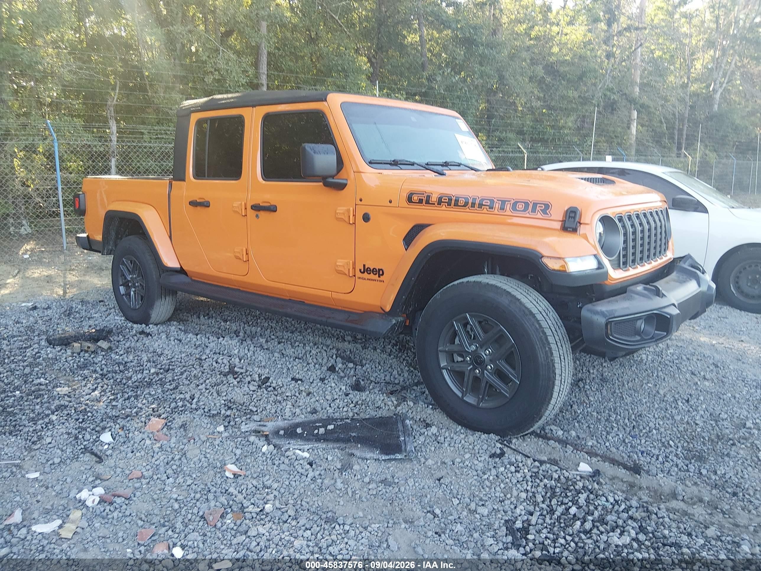 2025 Jeep Gladiator VIN 1C6PJTAG1SL540023 — IAAI salvage auction photo