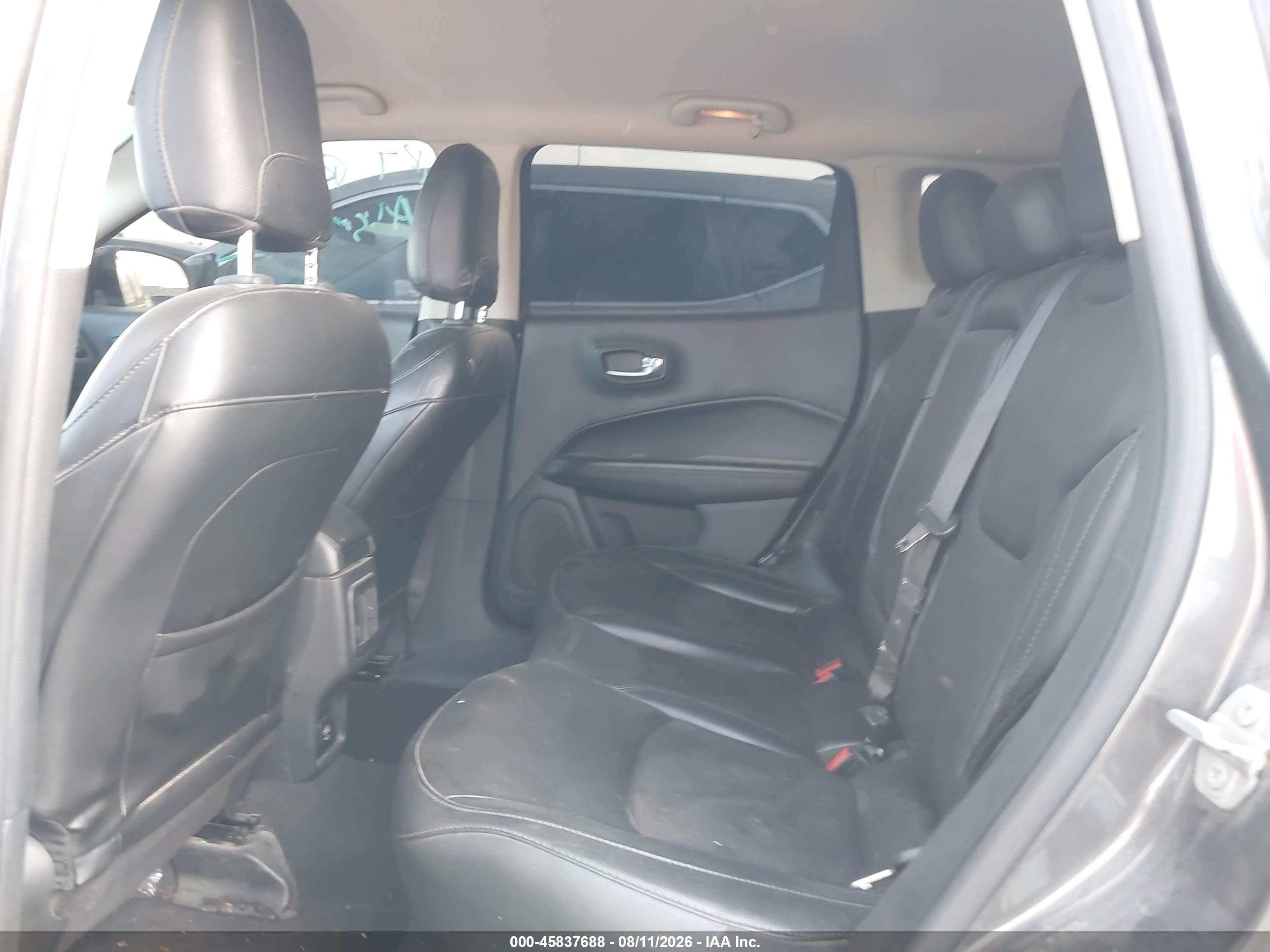 2020 Jeep Compass VIN 3C4NJCBB6LT257545 IAAI salvage auction — Unknown, Salvage Certificate (California), sold $1,900 on 2026-09-13 (photo 8)
