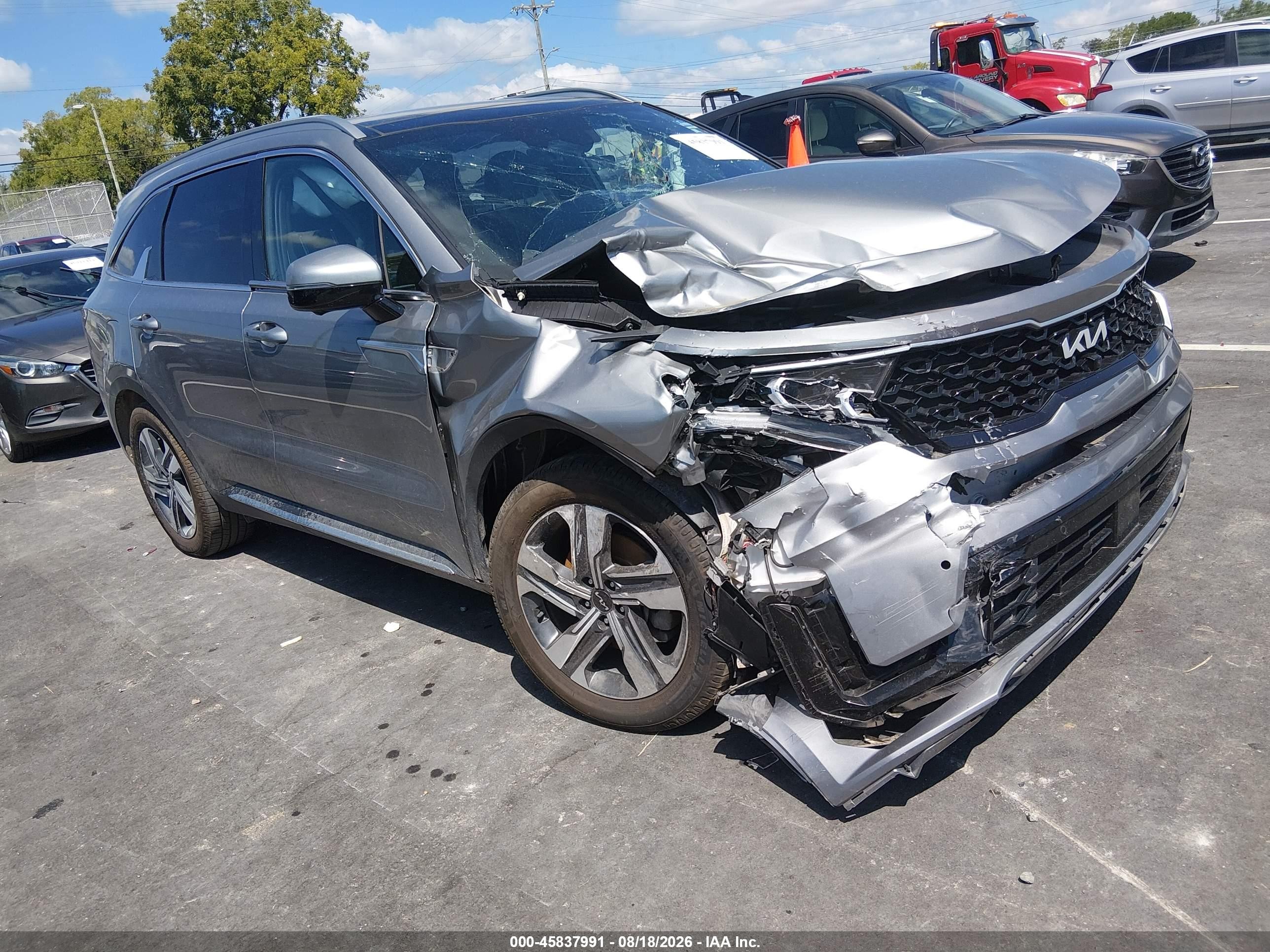 2023 Kia Sorento Hybrid VIN KNDRMDLH9P5136158 — IAAI salvage auction photo