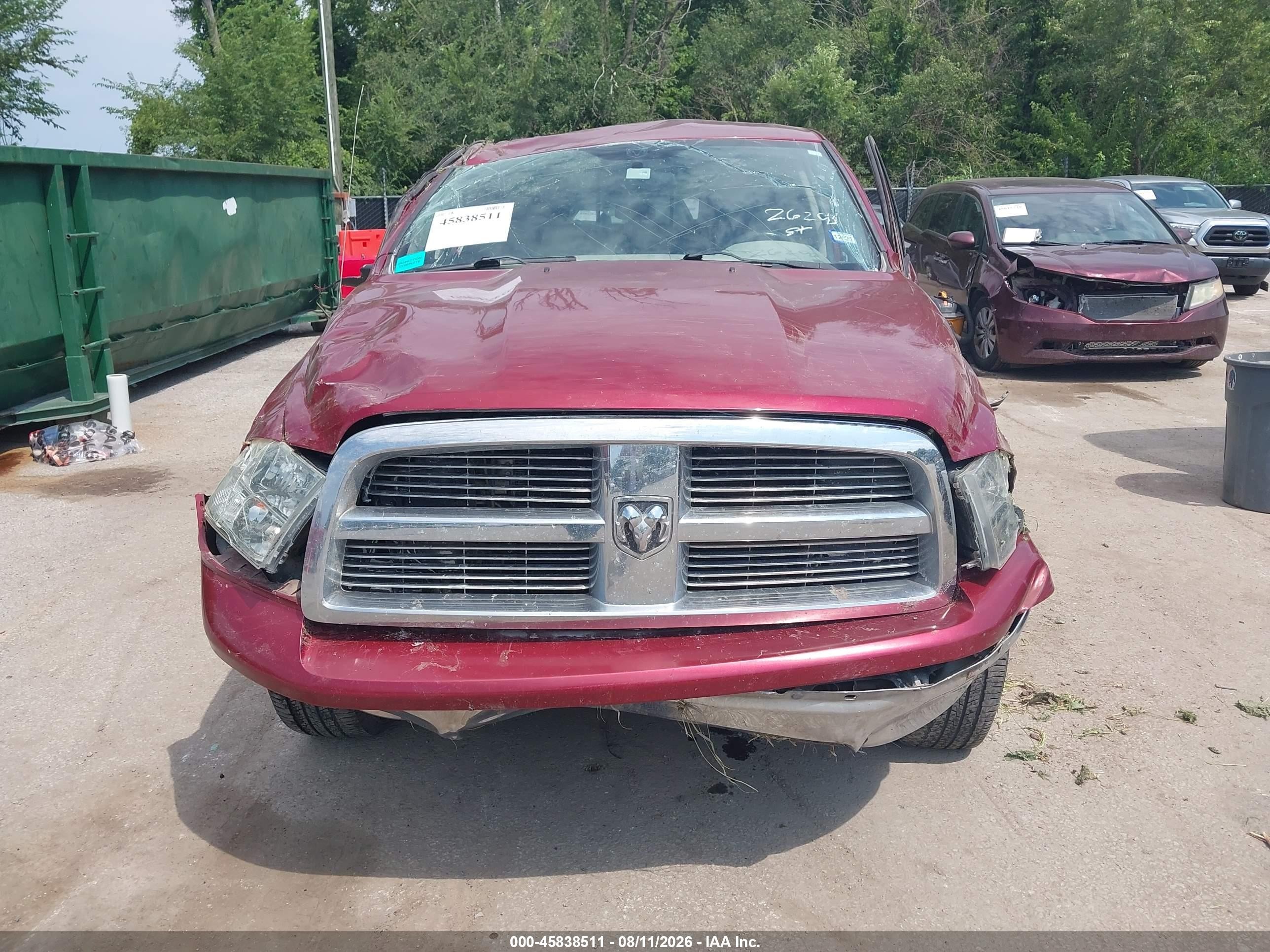 2012 Ram 1500 VIN 1C6RD7LT6CS349190 IAAI salvage auction — All Over, Salvage (Kansas), sold $750 on 2026-09-07 (photo 6)