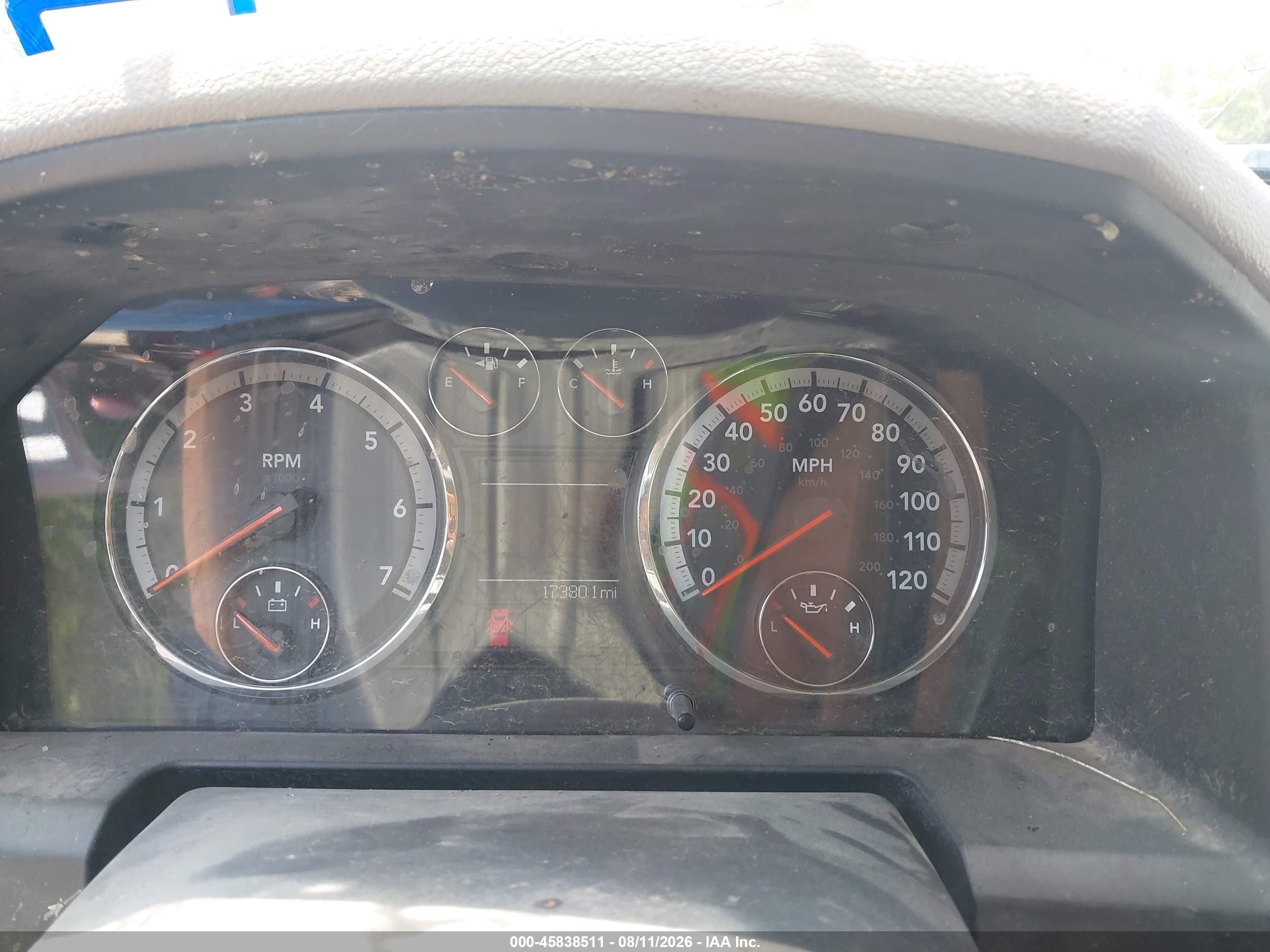 2012 Ram 1500 VIN 1C6RD7LT6CS349190 IAAI salvage auction — All Over, Salvage (Kansas), sold $750 on 2026-09-07 (photo 7)