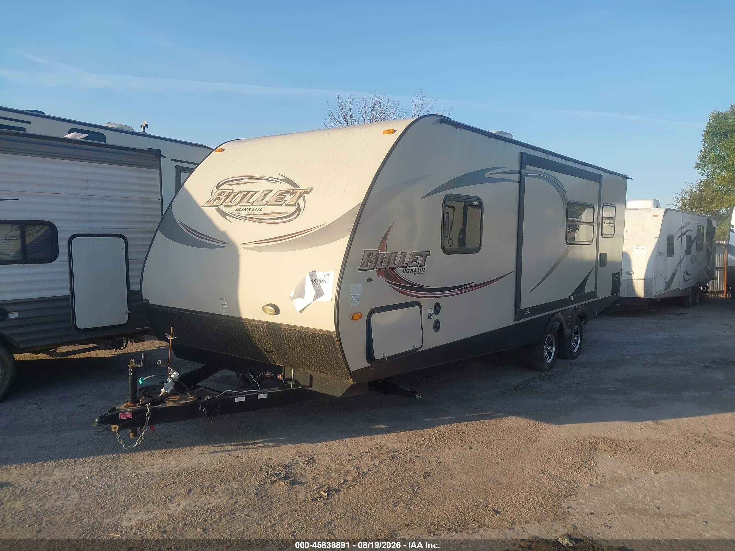 2014 Keystone Bullet VIN 4YDT24823ED422491 IAAI salvage auction — Water/Flood, Clear (Arkansas), sold $2,950 on 2026-09-18 (photo 2)