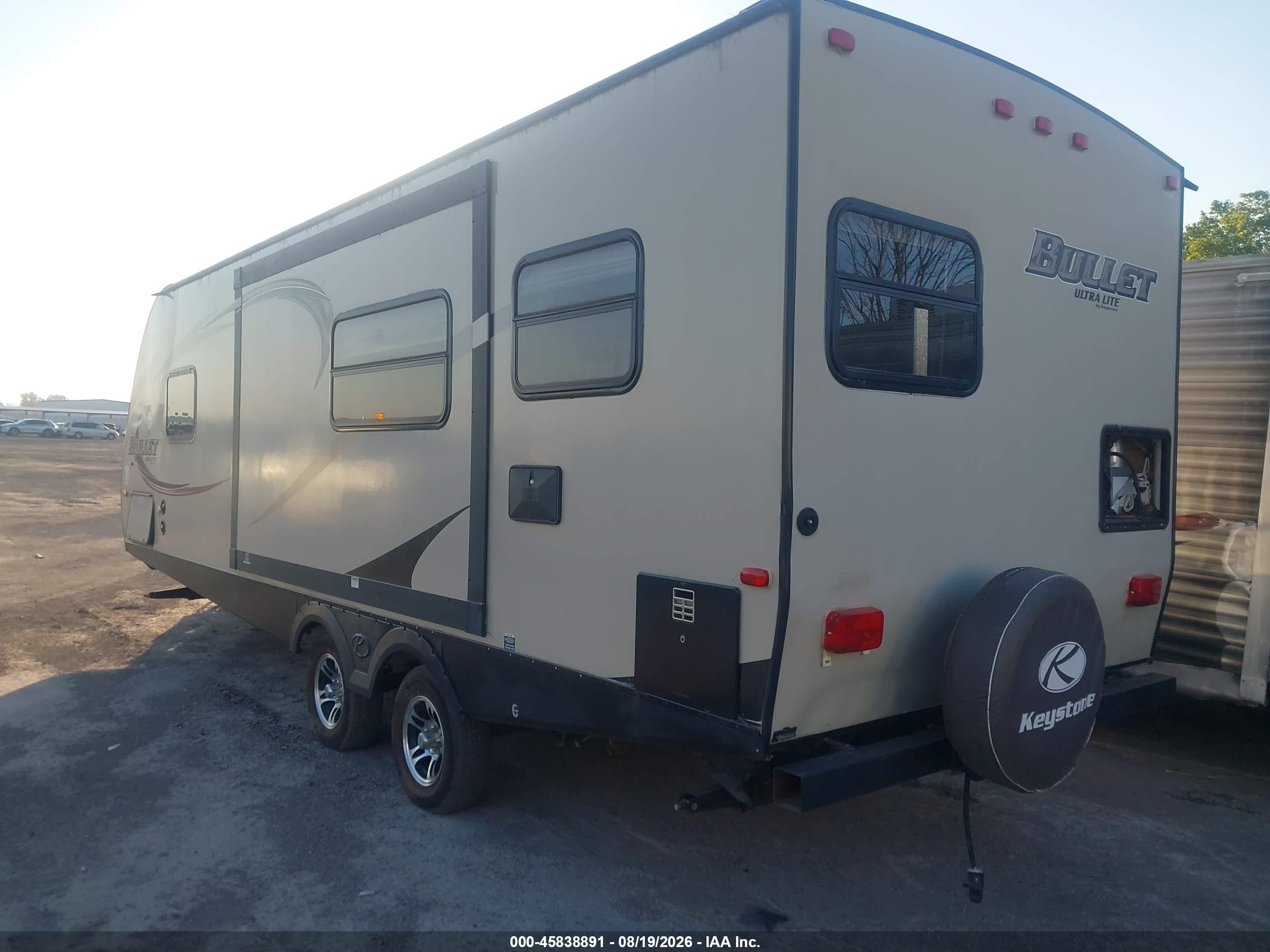 2014 Keystone Bullet VIN 4YDT24823ED422491 IAAI salvage auction — Water/Flood, Clear (Arkansas), sold $2,950 on 2026-09-18 (photo 3)