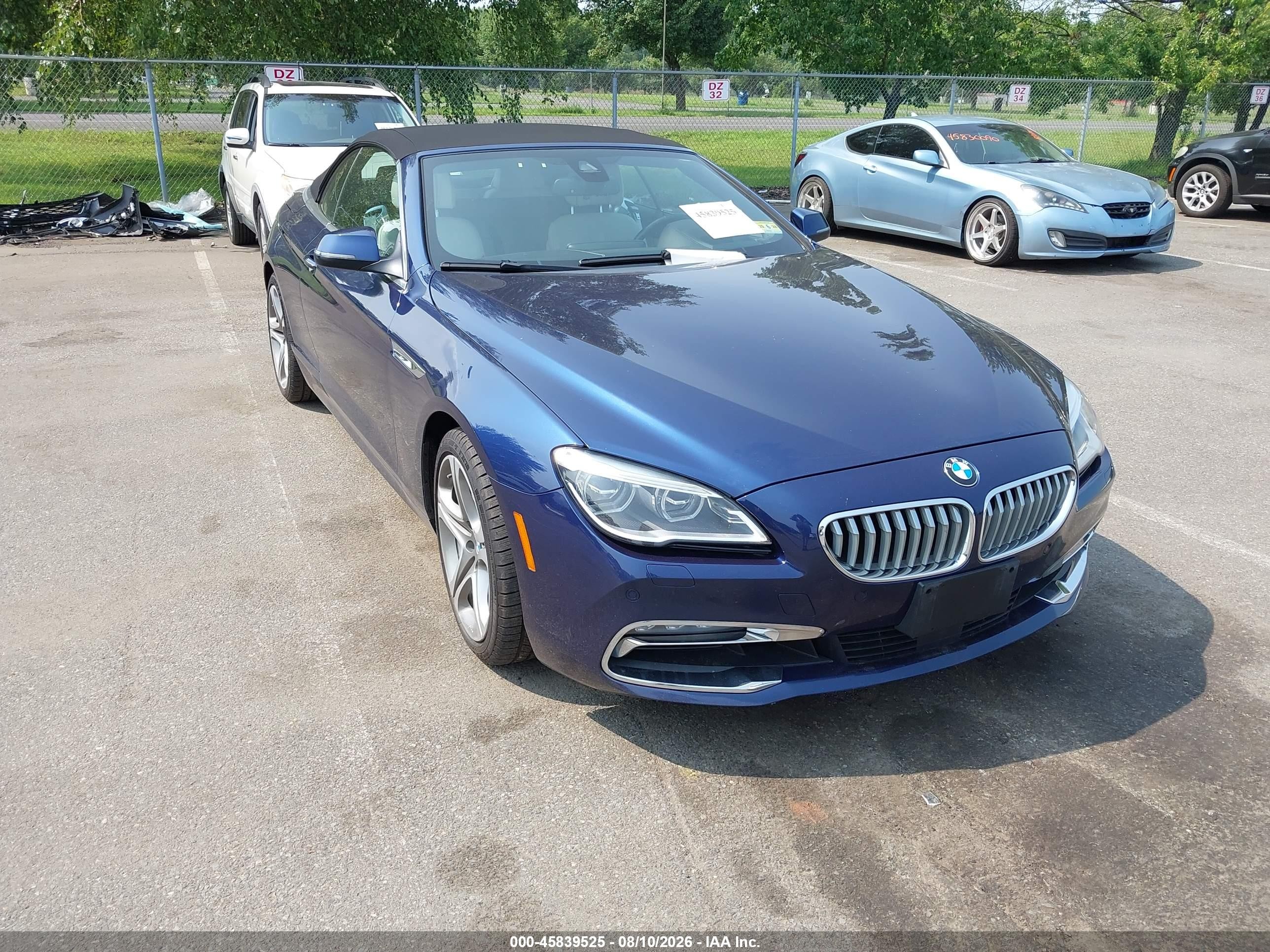 2018 BMW 6 Series VIN WBA6F7C55JG232298 — IAAI salvage auction photo
