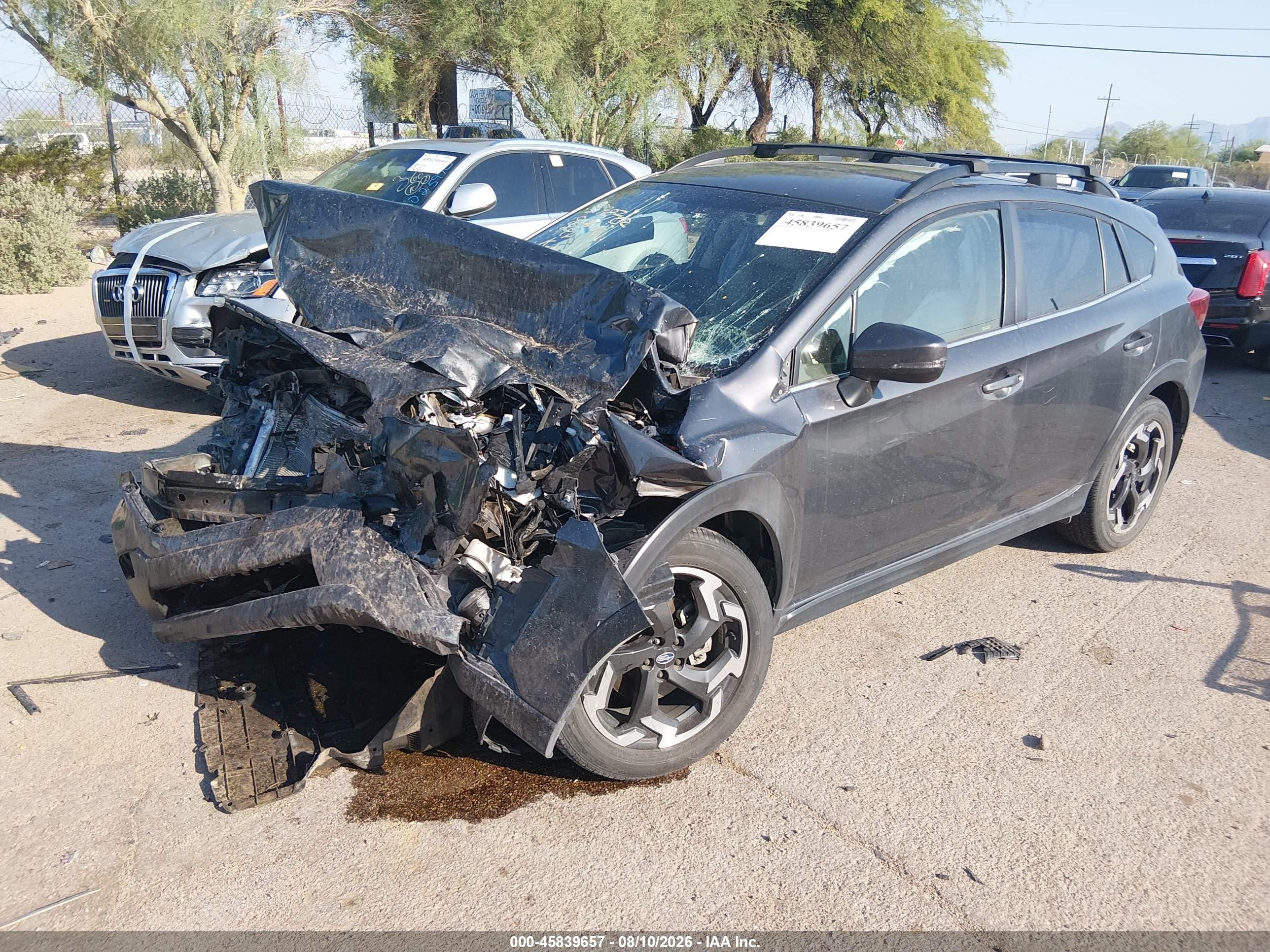2021 Subaru Xv VIN JF2GTHMC0MH313373 IAAI salvage auction — Front End, Salvage (Arizona), sold $1,500 on 2026-10-11 (photo 2)