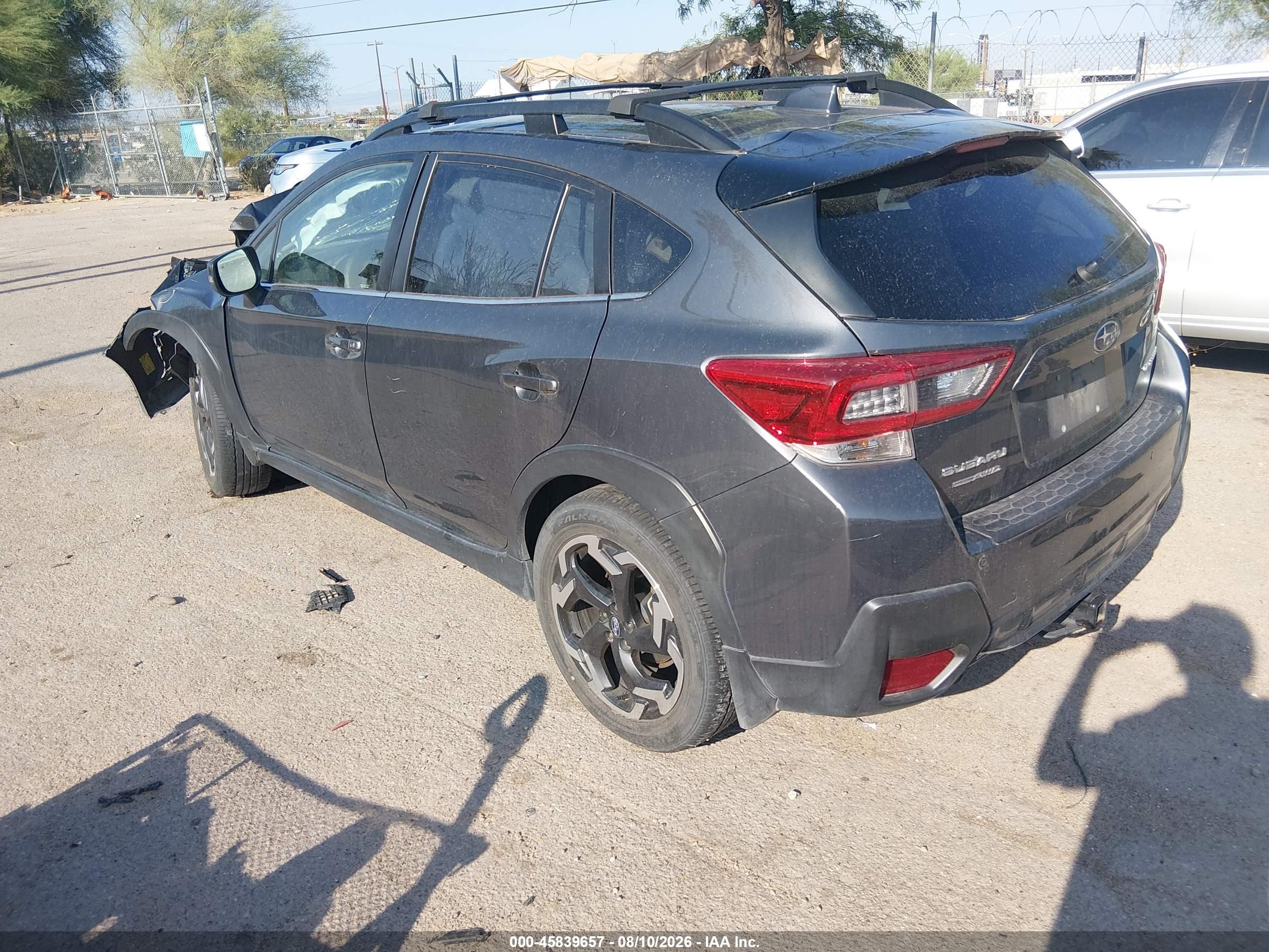 2021 Subaru Xv VIN JF2GTHMC0MH313373 IAAI salvage auction — Front End, Salvage (Arizona), sold $1,500 on 2026-10-11 (photo 3)