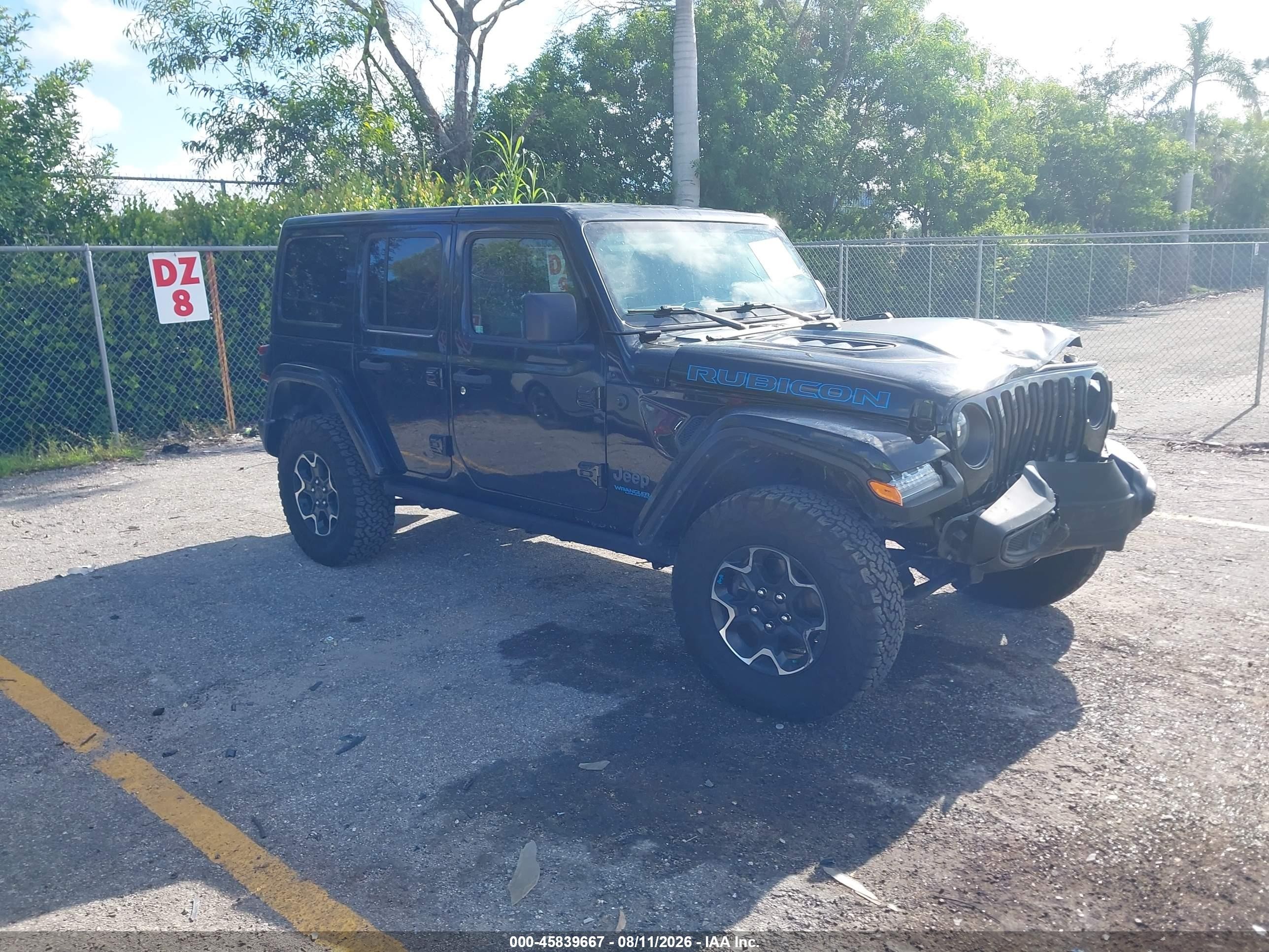 2022 Jeep Wrangler VIN 1C4JJXR68NW227877 — IAAI salvage auction photo