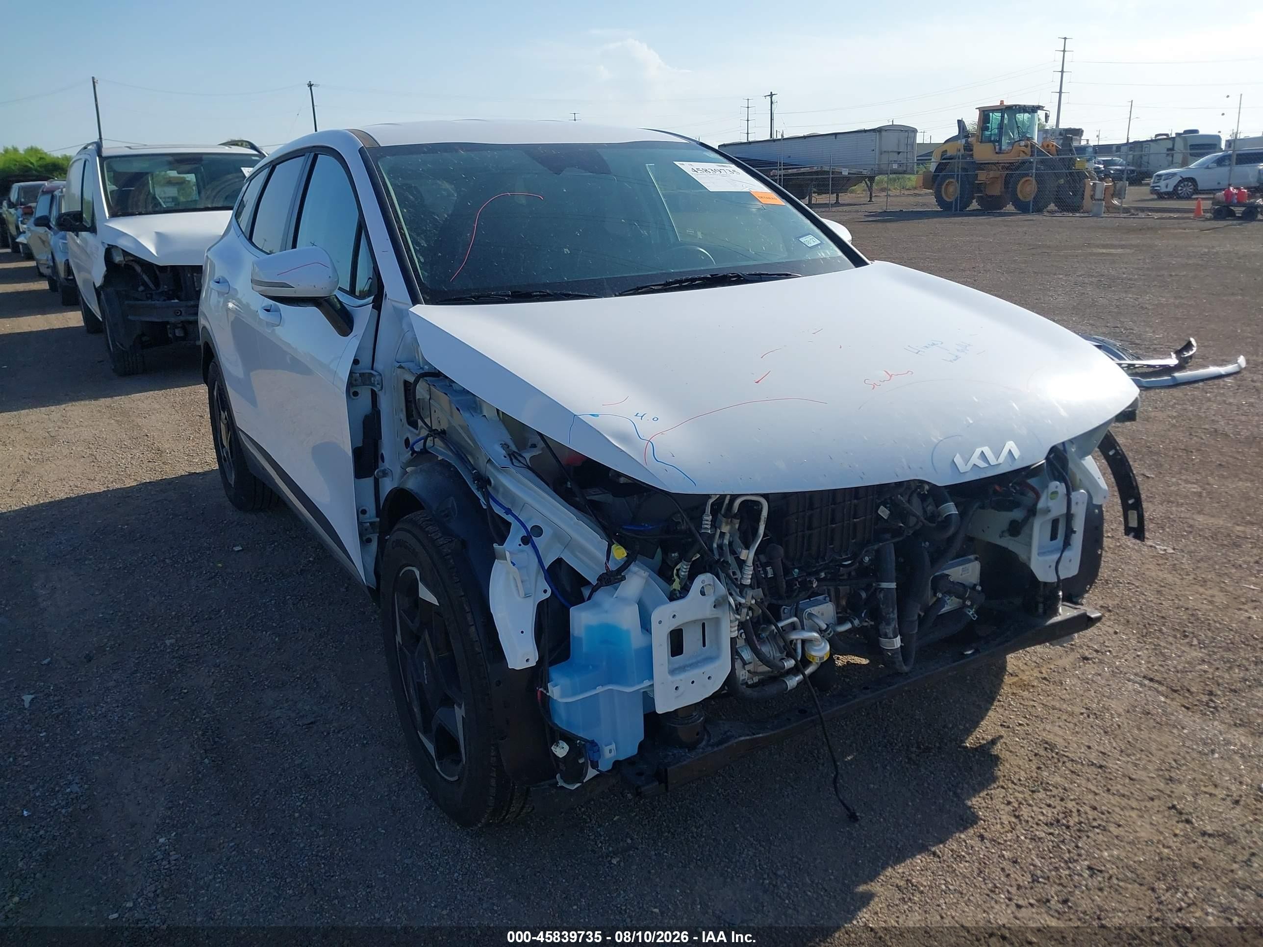 2026 Kia Sportage VIN 5XYK33DF4TG348446 — IAAI salvage auction photo