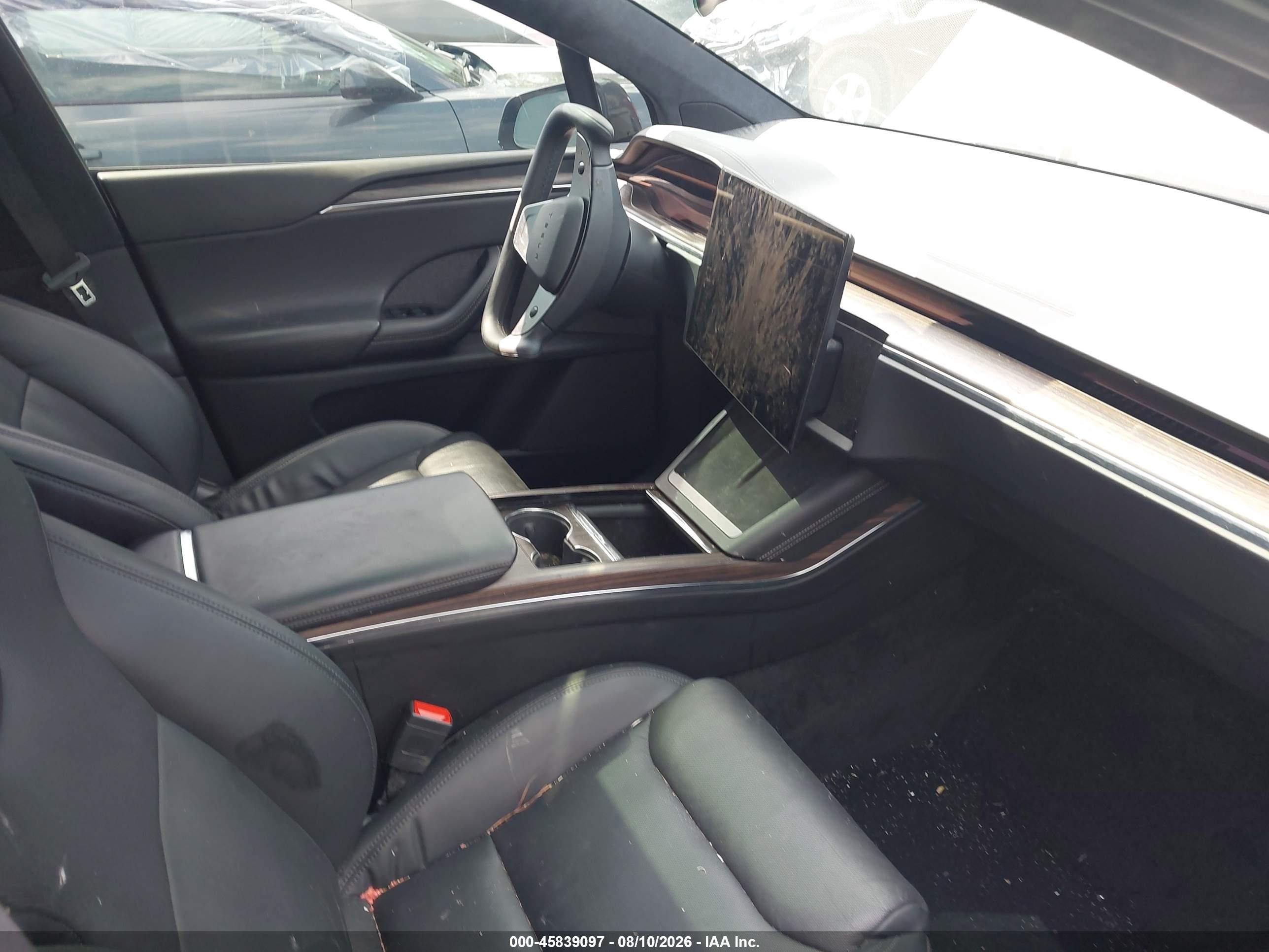 2023 Tesla Model X VIN 7SAXCBE57PF375761 IAAI salvage auction — Front End, Salvage (North Carolina), sold $17,100 on 2026-09-11 (photo 5)