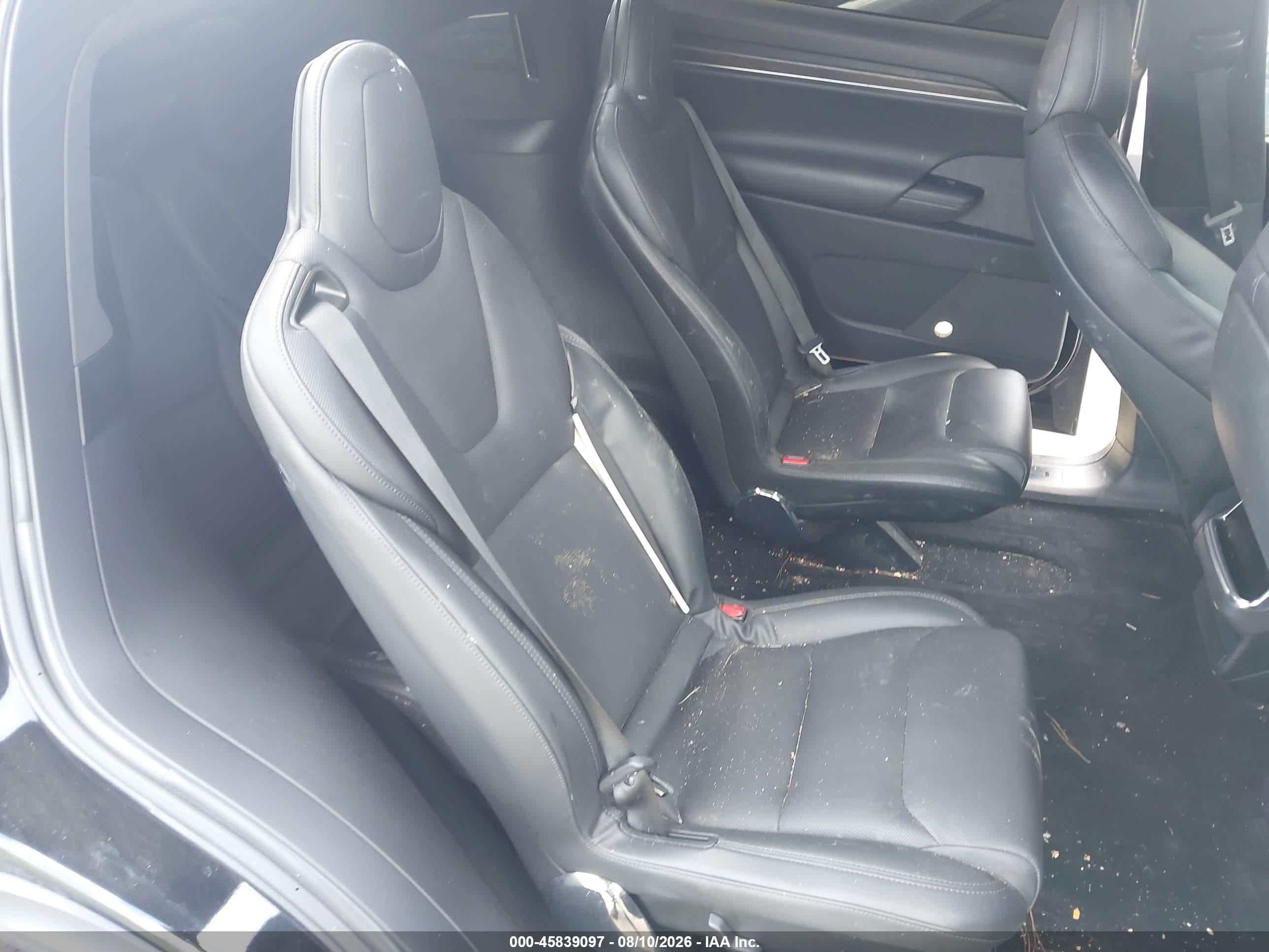 2023 Tesla Model X VIN 7SAXCBE57PF375761 IAAI salvage auction — Front End, Salvage (North Carolina), sold $17,100 on 2026-09-11 (photo 8)