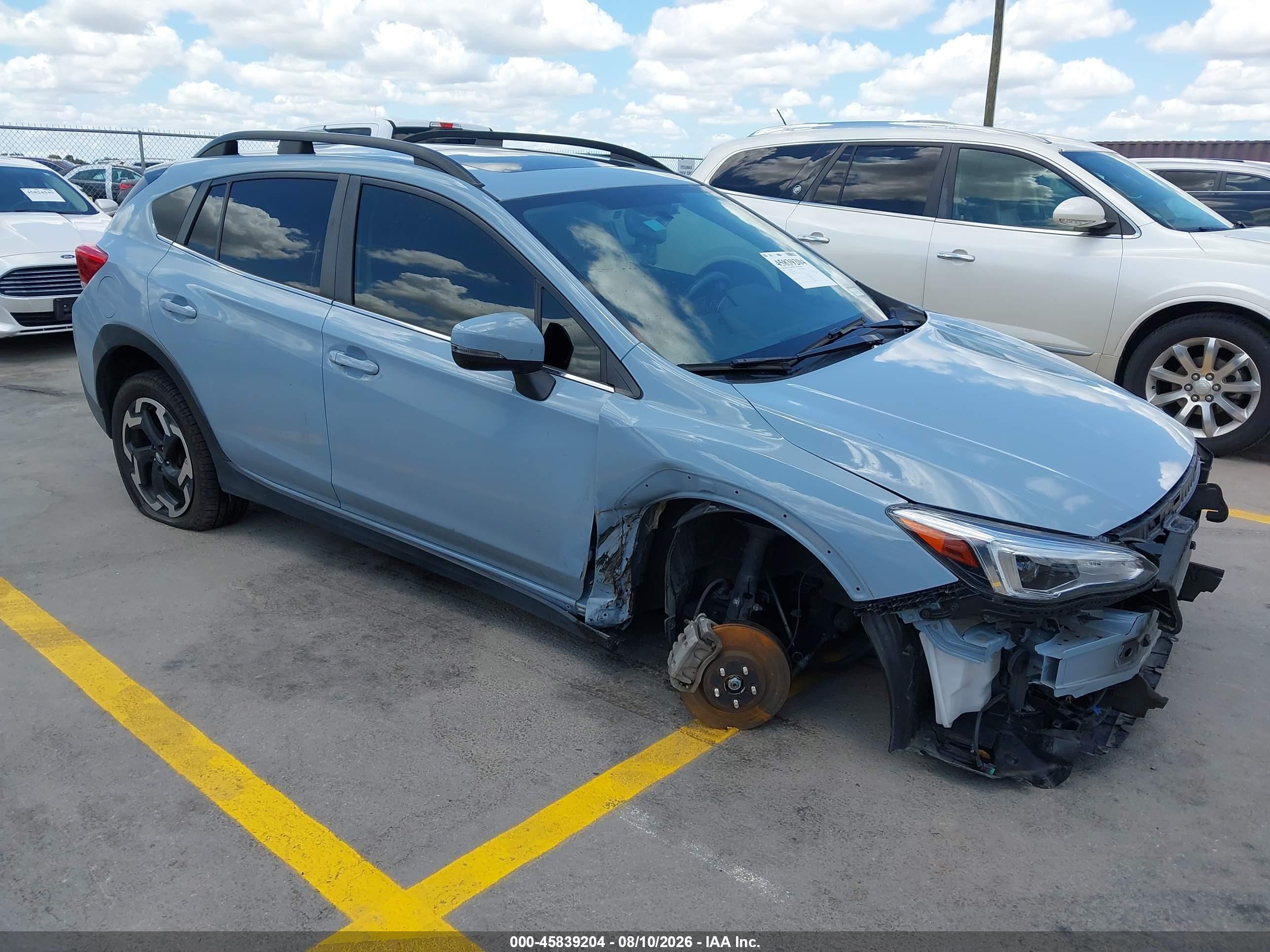 2022 Subaru Crosstrek VIN JF2GTHNC2NH220872 — IAAI salvage auction photo