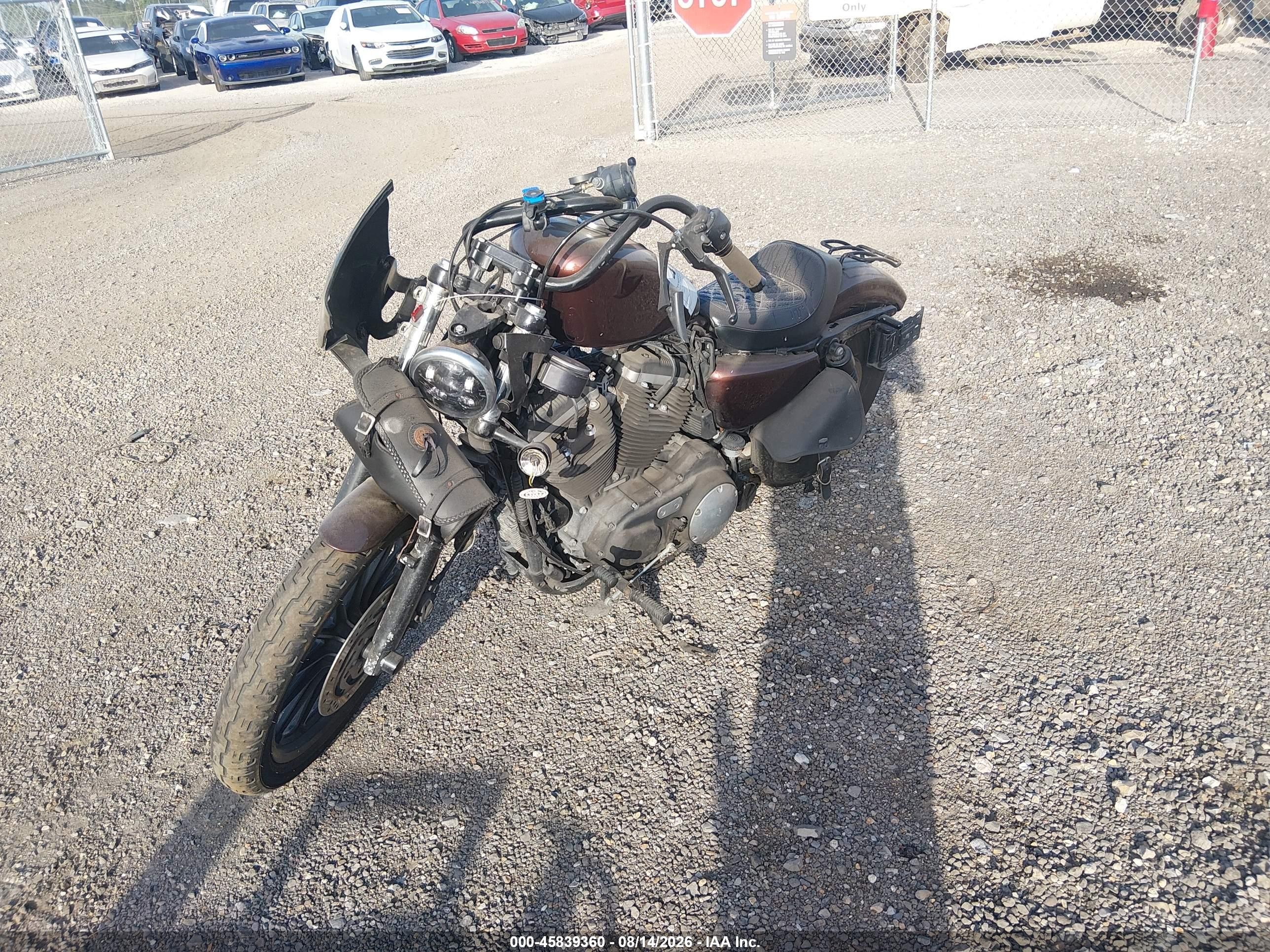 2011 Harley-davidson Xl883 VIN 1HD4LE237BC429939 IAAI salvage auction — All Over, Salvage (Louisiana), sold $850 on 2026-09-09 (photo 2)