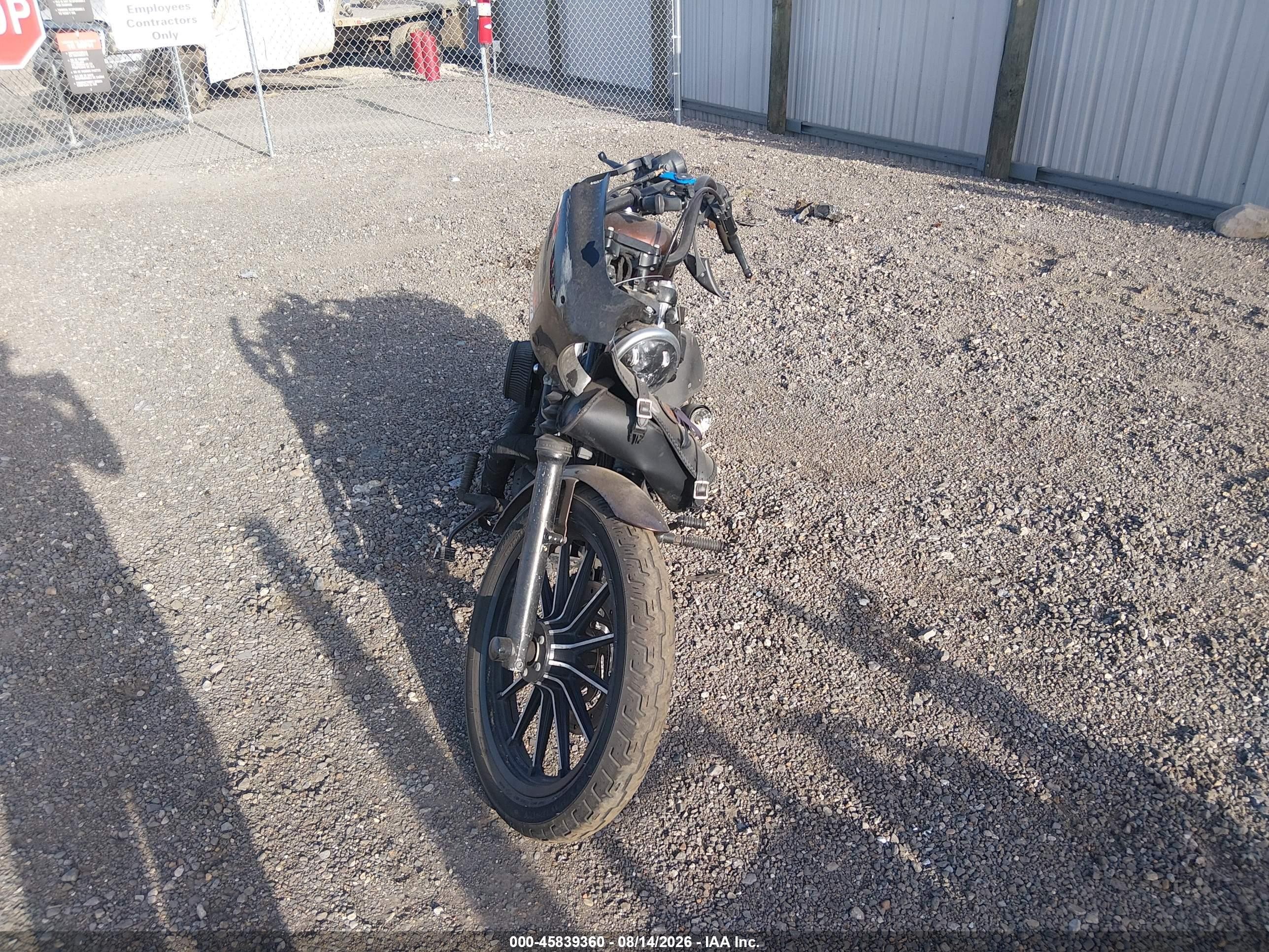 2011 Harley-davidson Xl883 VIN 1HD4LE237BC429939 IAAI salvage auction — All Over, Salvage (Louisiana), sold $850 on 2026-09-09 (photo 5)