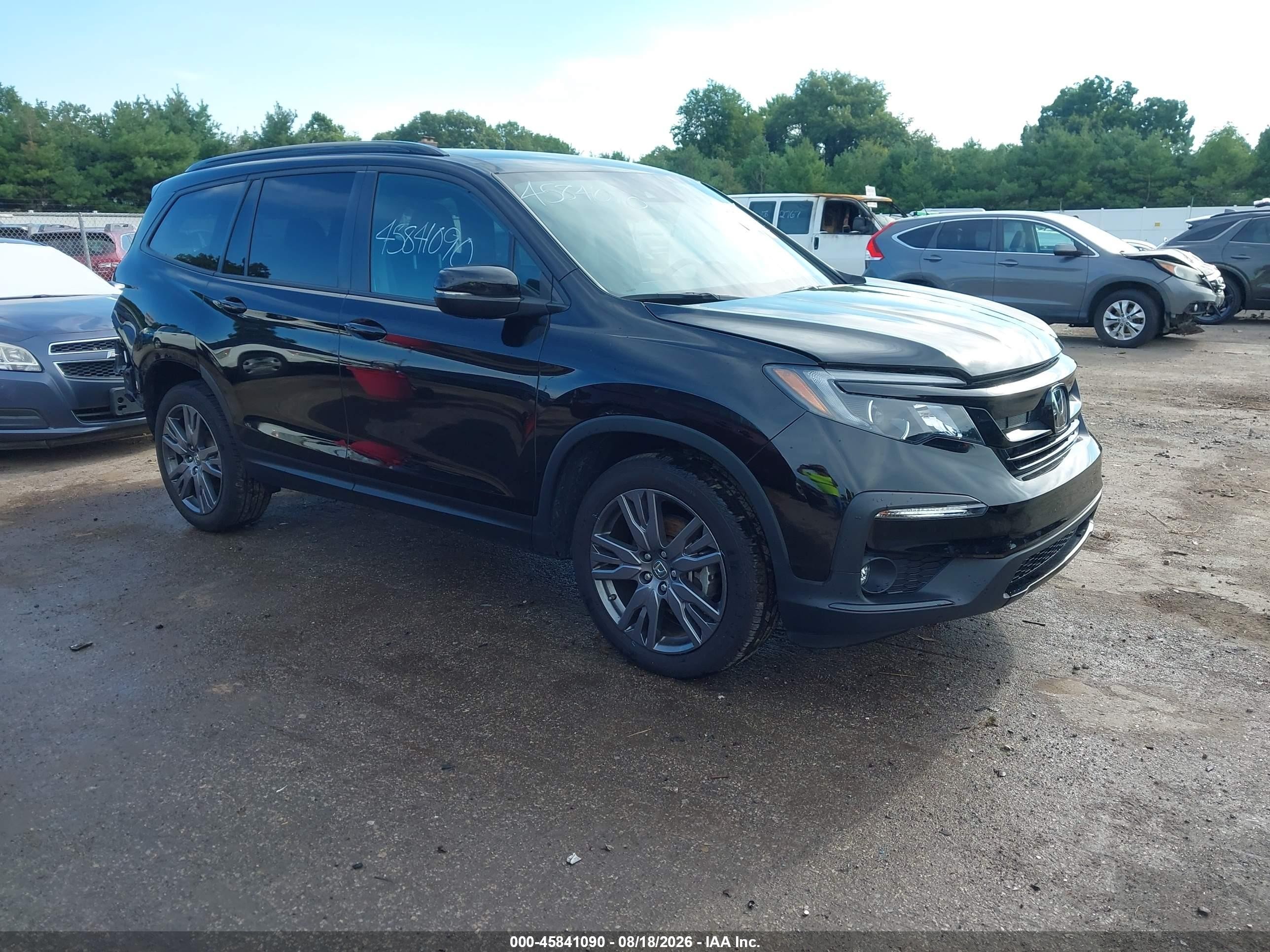 2022 Honda Pilot VIN 5FNYF6H39NB090762 — IAAI salvage auction photo