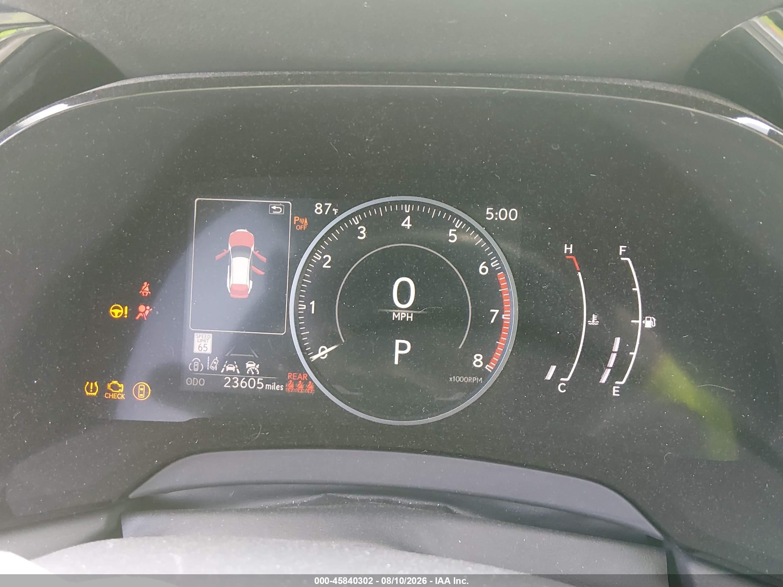 2023 Lexus Rx VIN JTJCHMAA8P2004586 IAAI salvage auction — Unknown, Salvage (California), sold $20,100 on 2026-08-24 (photo 7)