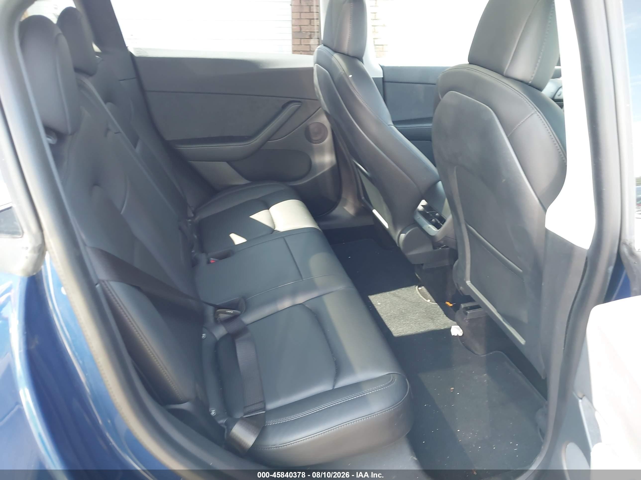 2021 Tesla Model Y VIN 5YJYGDEE1MF190683 IAAI salvage auction — Front End, Salvage (North Carolina), sold $9,700 on 2026-09-11 (photo 8)