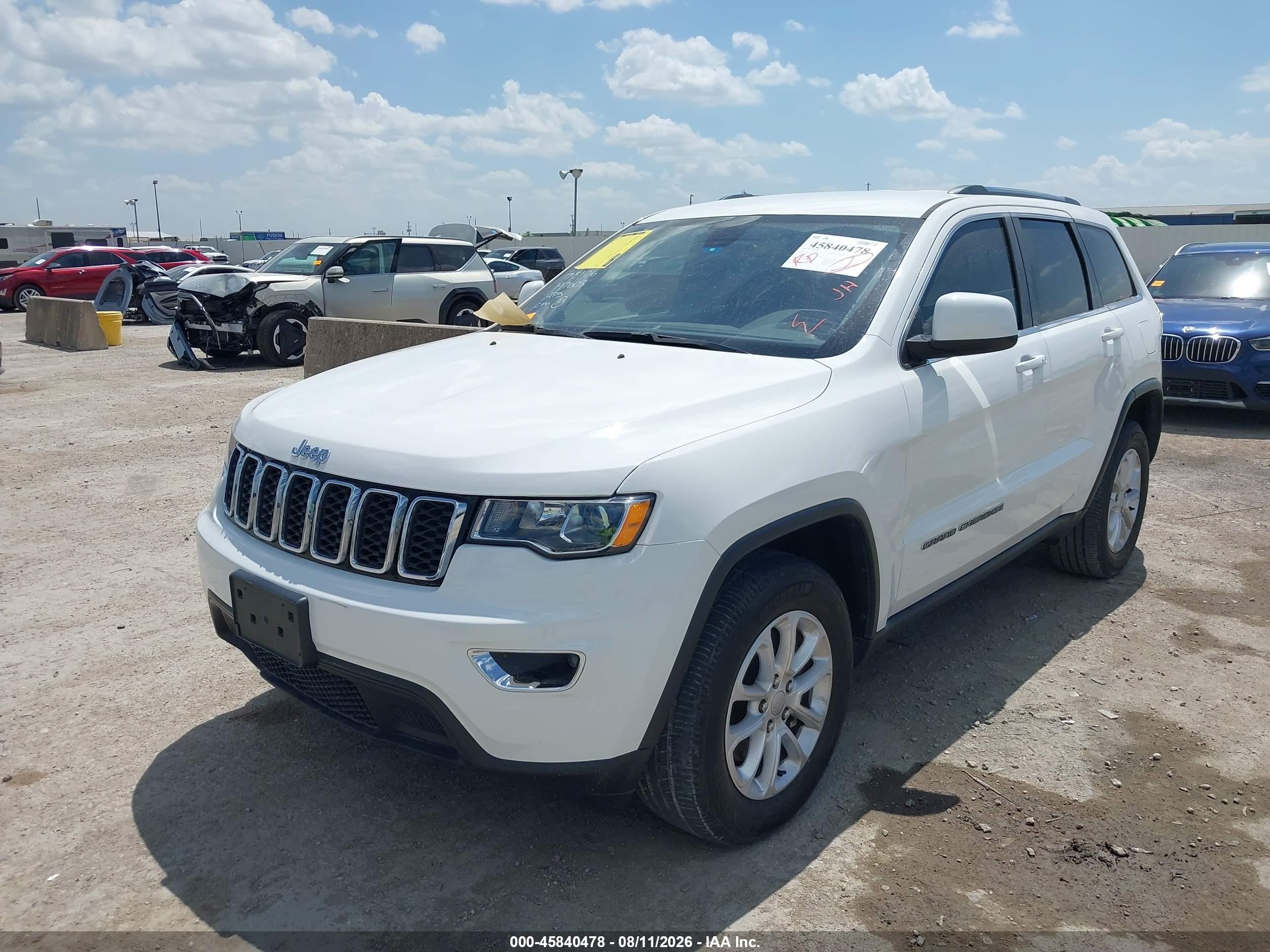2021 Jeep Grand cherokee VIN 1C4RJFAG1MC731723 IAAI salvage auction — Rear End, Salvage (Texas), sold $9,850 on 2026-09-18 (photo 2)