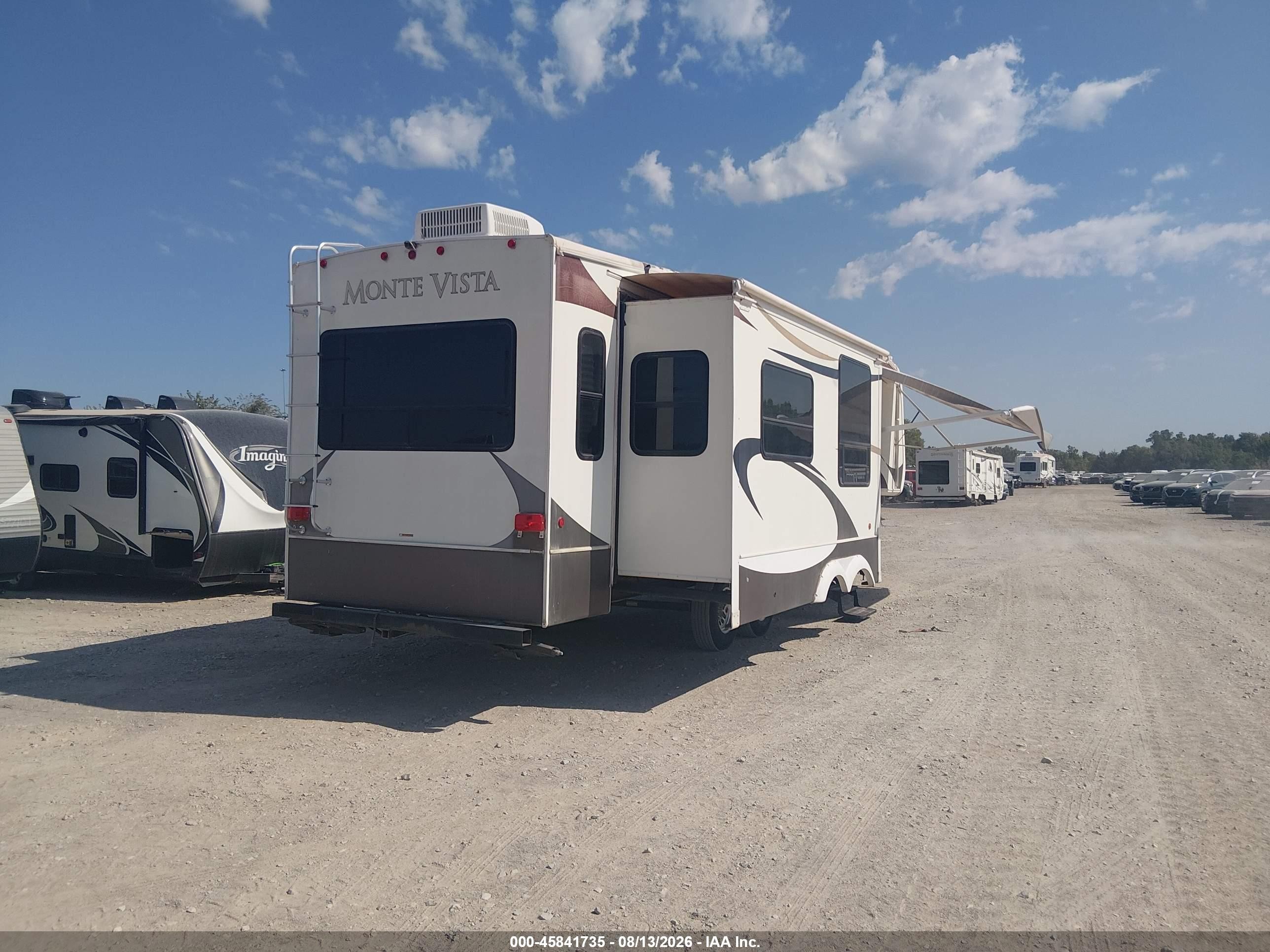 2008 Dutchman Monte Vista M-31bg VIN 47CFCMS228C657141 IAAI salvage auction — Top/Roof, Clear (Oklahoma), sold $3,000 on 2026-09-23 (photo 4)