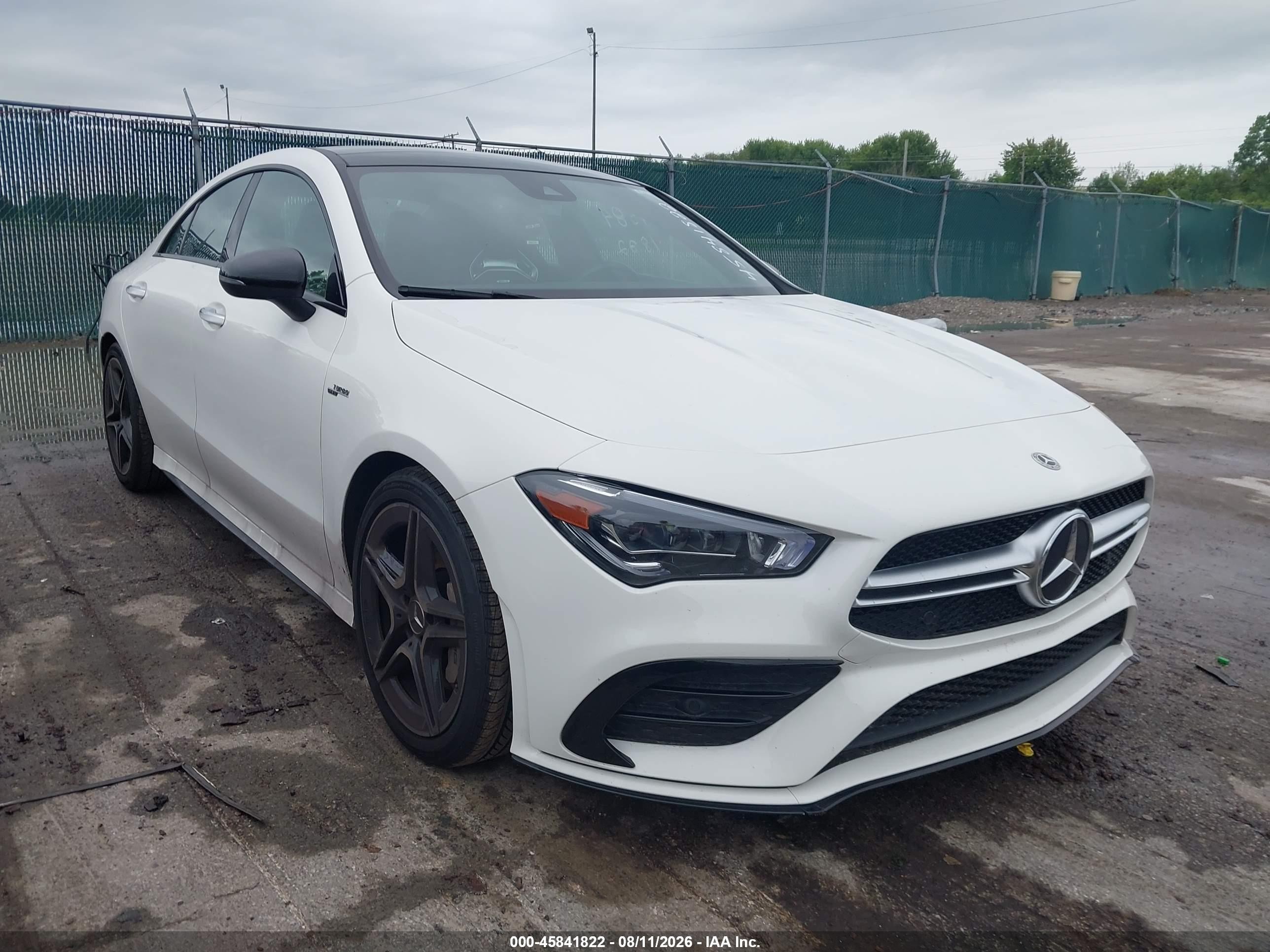 2022 Mercedes-Benz CLA-Class VIN W1K5J5BB9NN290513 — IAAI salvage auction photo