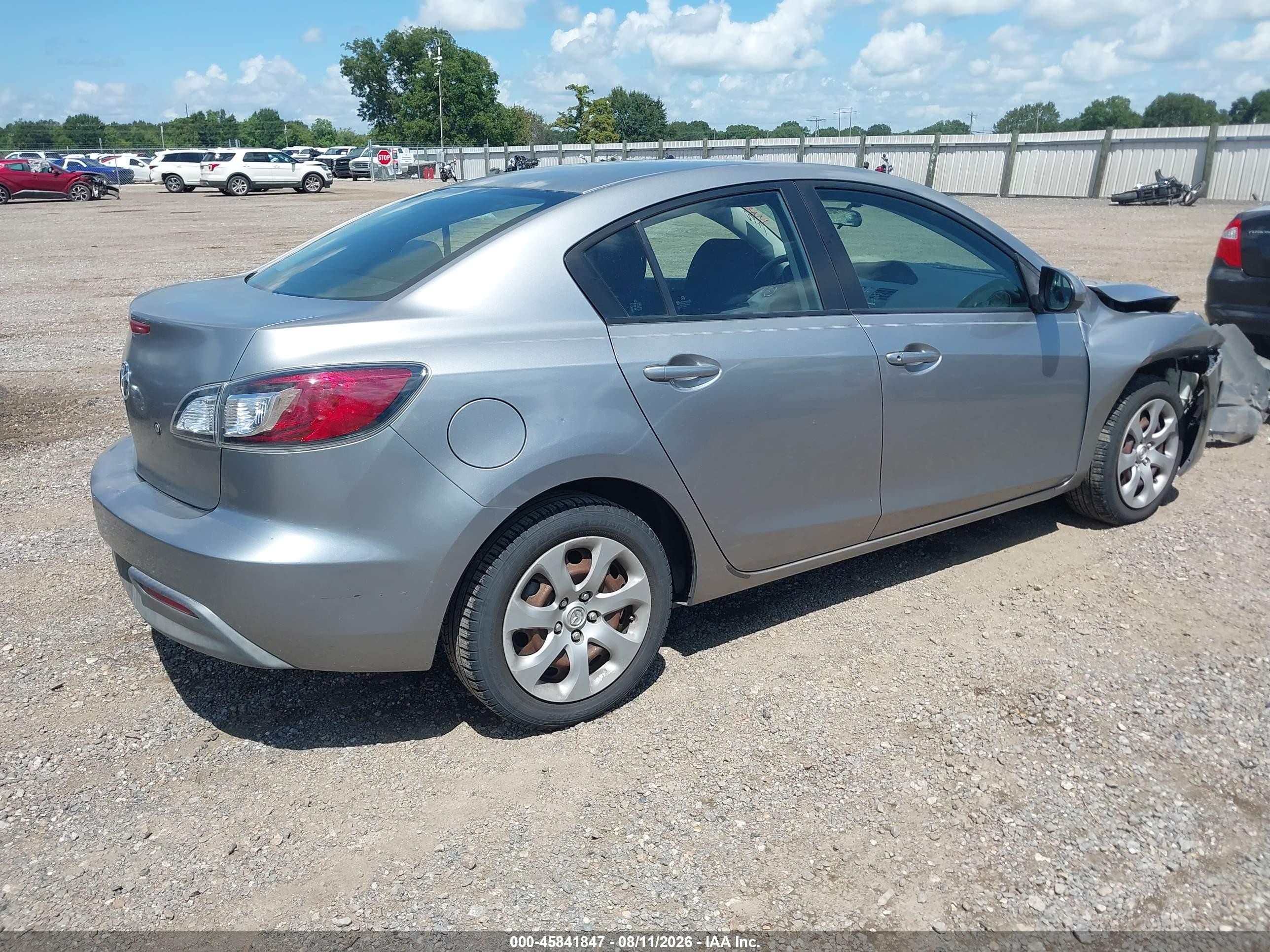 2010 Mazda 3 VIN JM1BL1SF0A1348934 IAAI salvage auction — Front End, Salvage (Louisiana), sold $725 on 2026-10-02 (photo 4)
