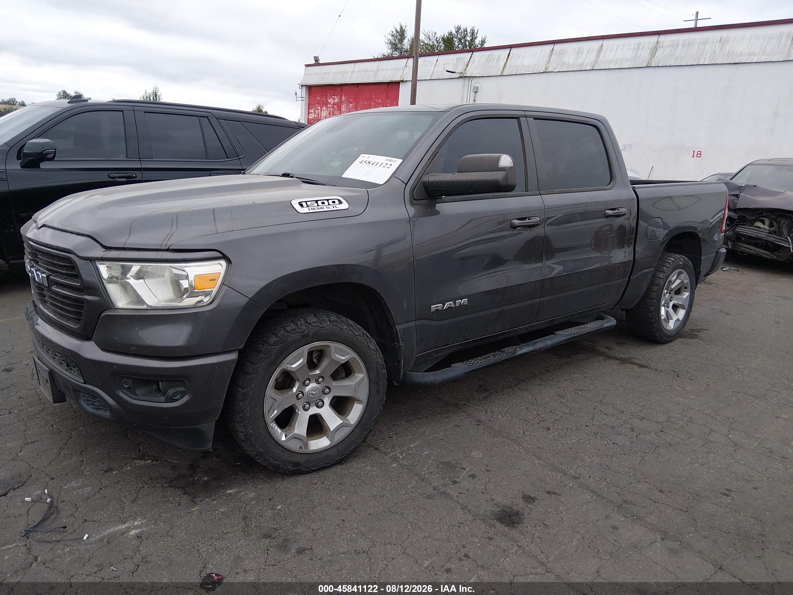 2019 Ram 1500 VIN 1C6SRFFTXKN637915 IAAI salvage auction — Front End, Salvage (Oregon), sold $7,200 on 2026-09-24 (photo 2)